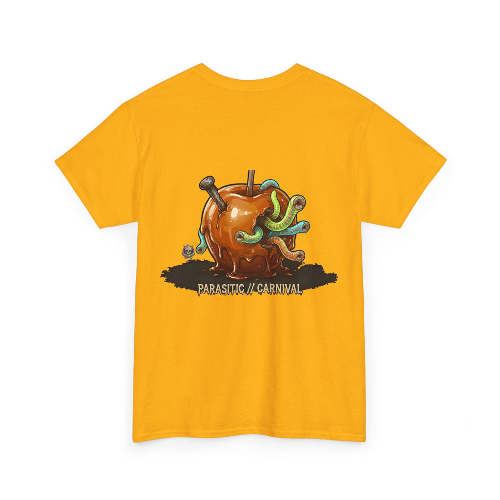 Skullcream Carnival Caramel Apple - Spooky Candy Apple Graphic T-Shirt
