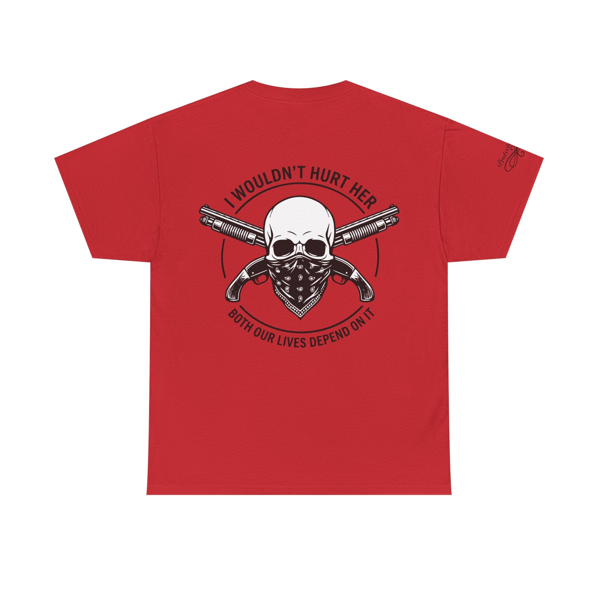 Protective Dad-Assault Rifle T-Shirt | Here’s Your Warning