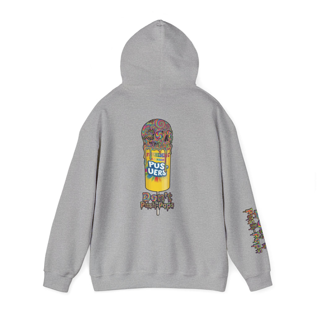 Skullcream-Don’t Push-Pops Hoodie | Dripping Skull Graphic