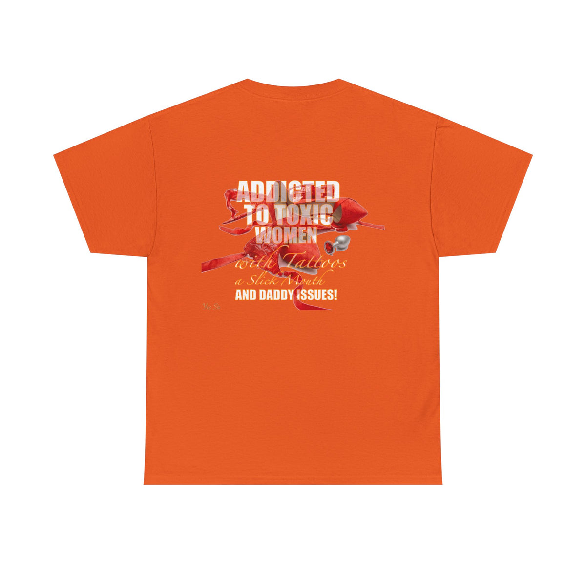 Addicted | Yes Sir T Shirt | Recovering Addict Red Graphic T Shirt