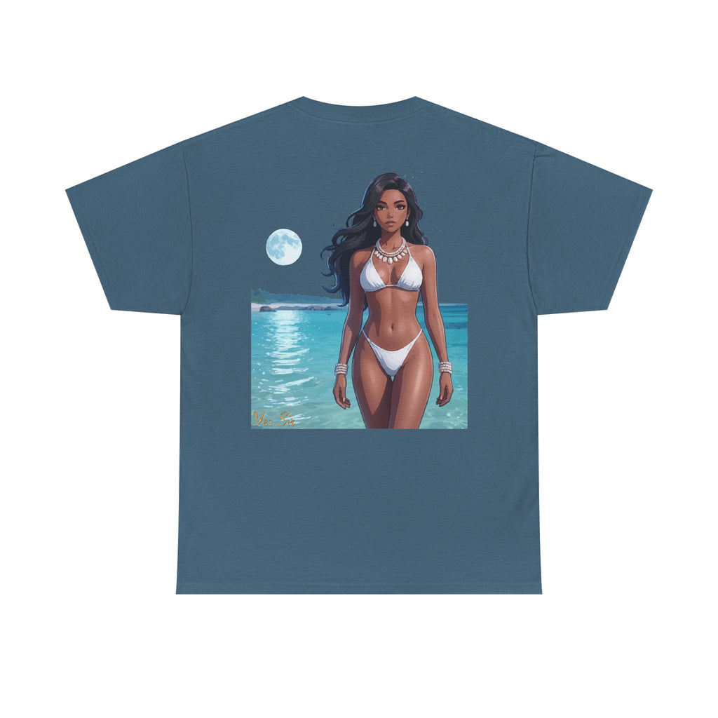Under the Moon Light Yes Sir T-Shirt | Parental Advisory  for the Bearded