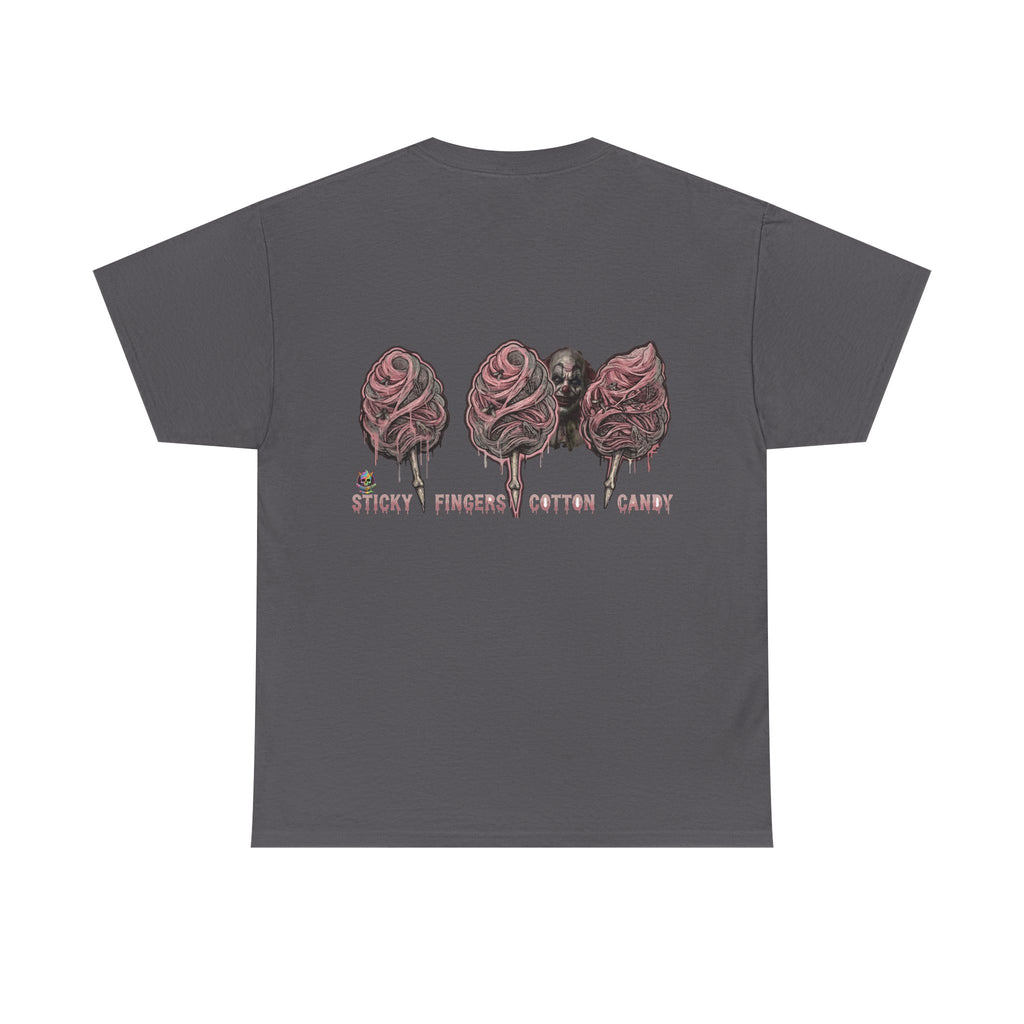 Cotton Candy Skullcream T Shirt — 'Sticky Fingers' Graphic T-Shirt