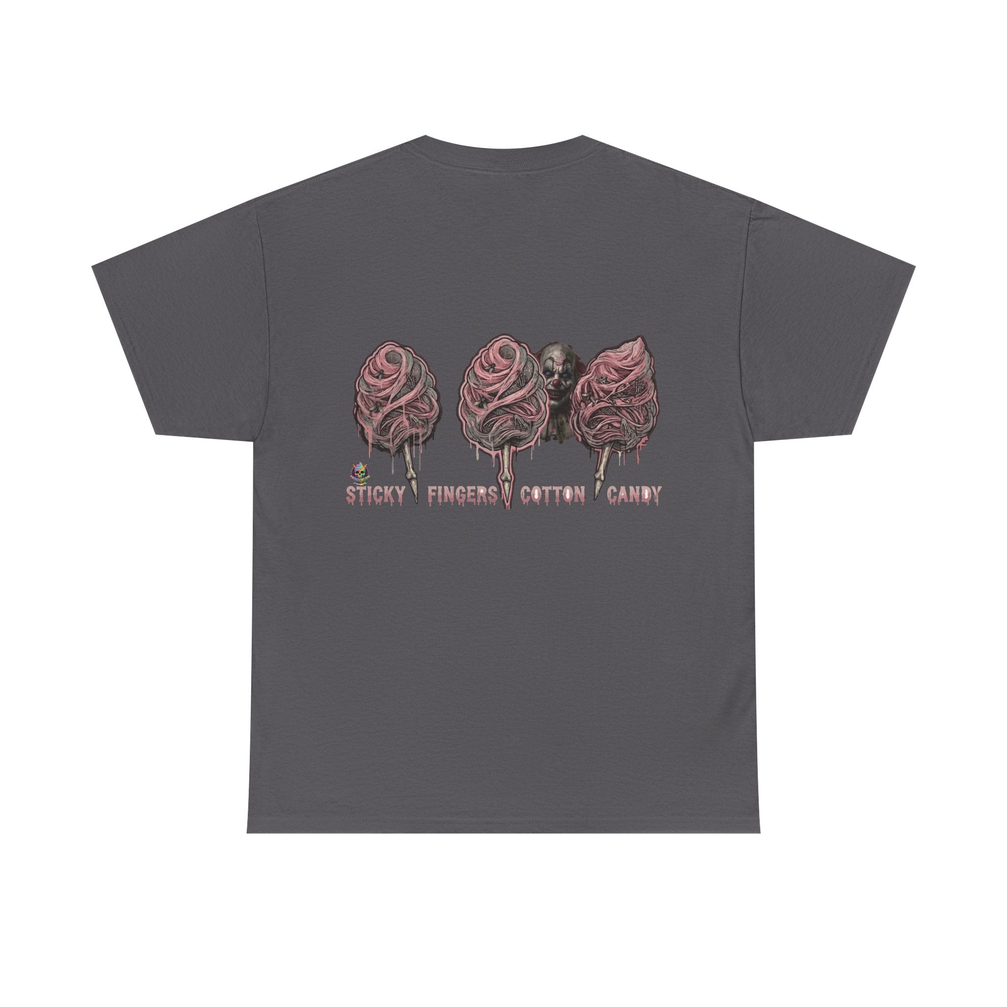 Cotton Candy Skullcream T Shirt — 'Sticky Fingers' Graphic T-Shirt