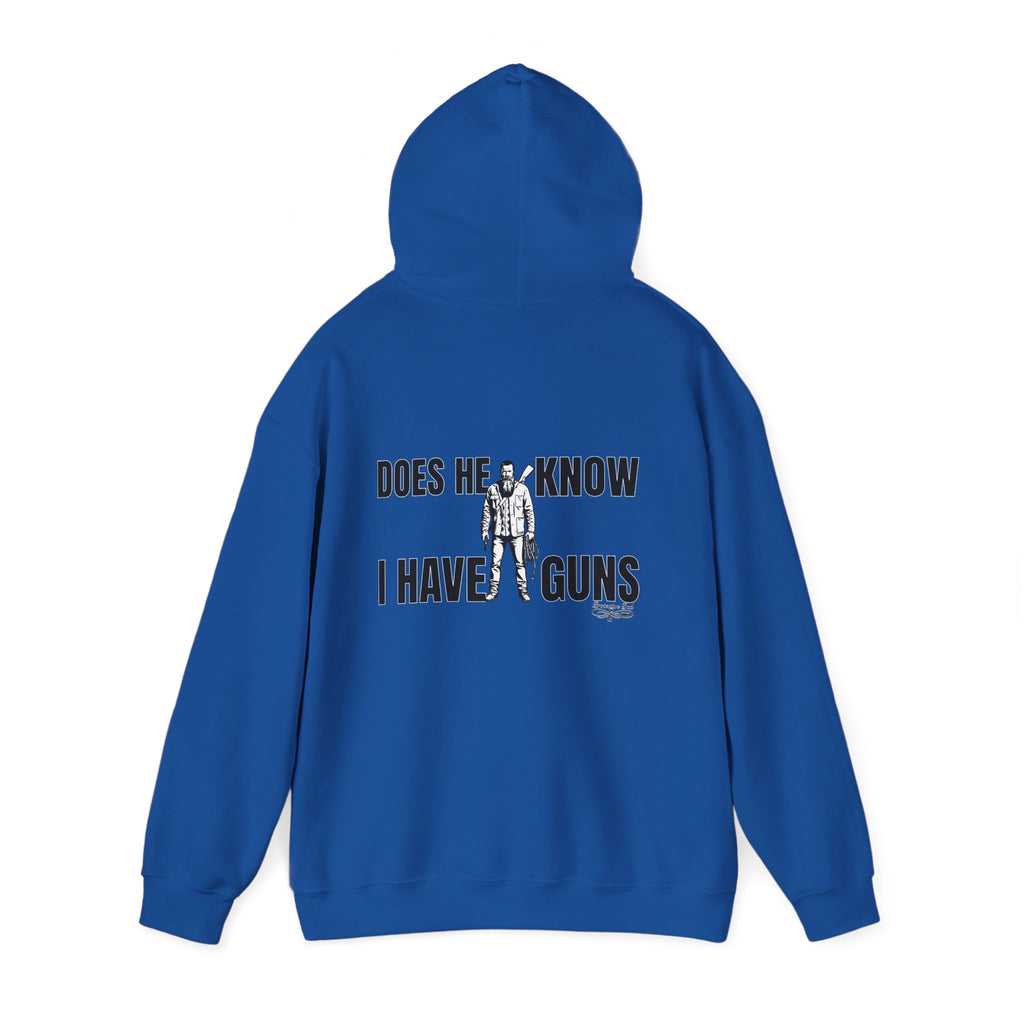 Protective Dad Does He Know Hoodie | Here’s Your Warning