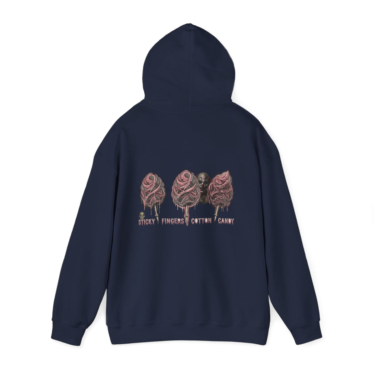 Cotton Candy Skullcream Hoodie — Sticky Fingers Band Graphic Pullover