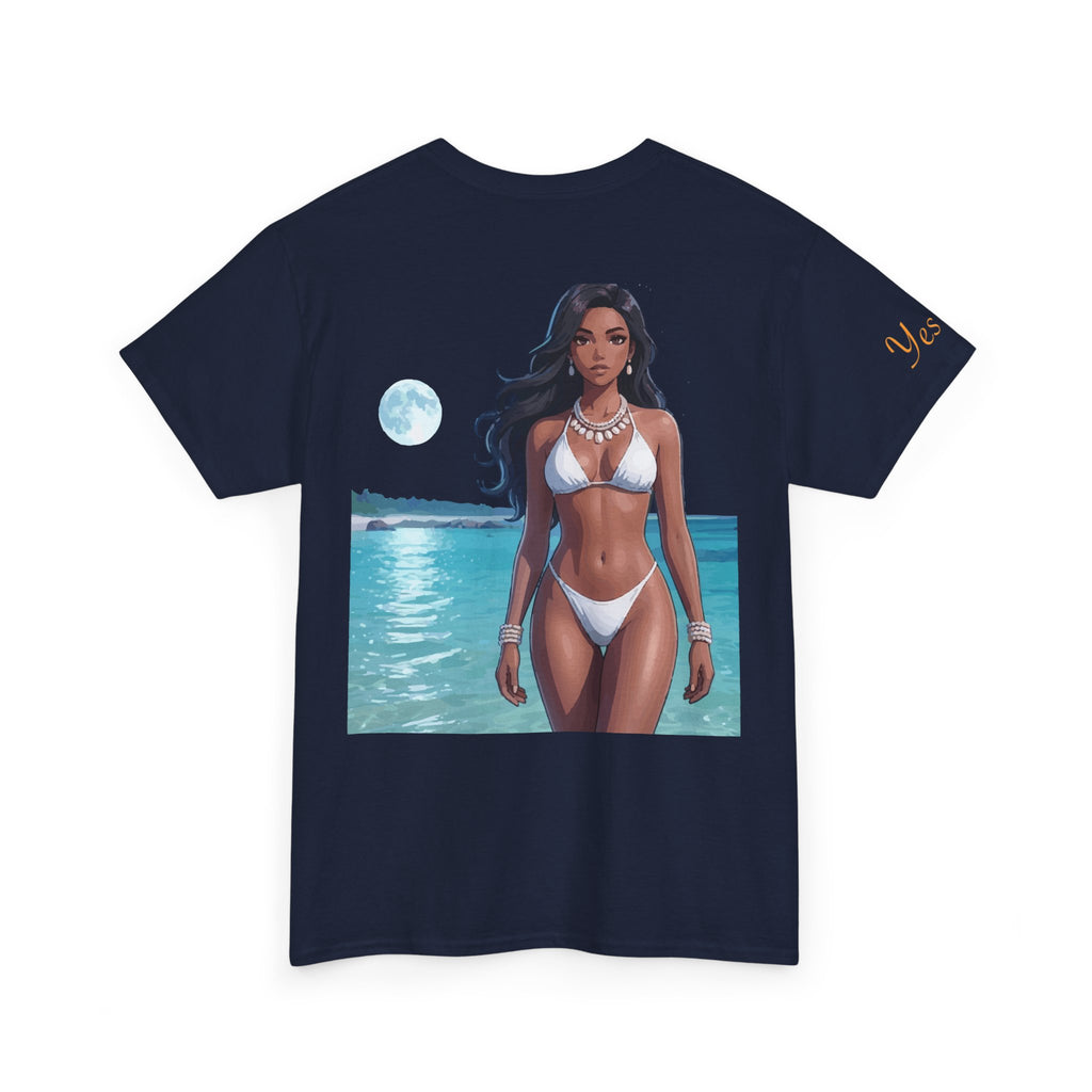 Under the Moon Light Yes Sir T-Shirt | Parental Advisory  for the Bearded