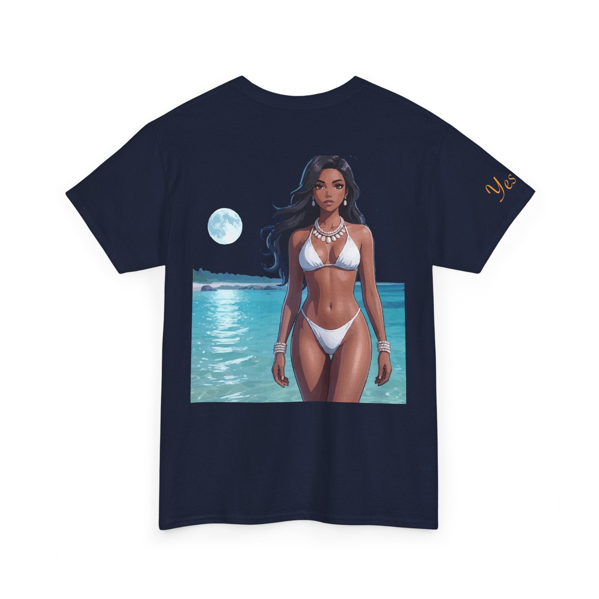 Under the Moon Light Yes Sir T-Shirt | Parental Advisory  for the Bearded