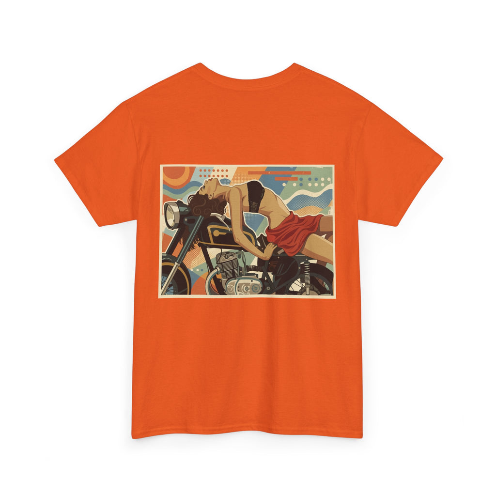 Yes Sir-Pin Up Biker T-Shirt | Parental Advisory  for the Bearded