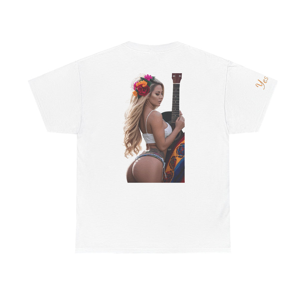 Pretty Flowers-Yes Sir T-Shirt | Parental Advisory  for the Bearded