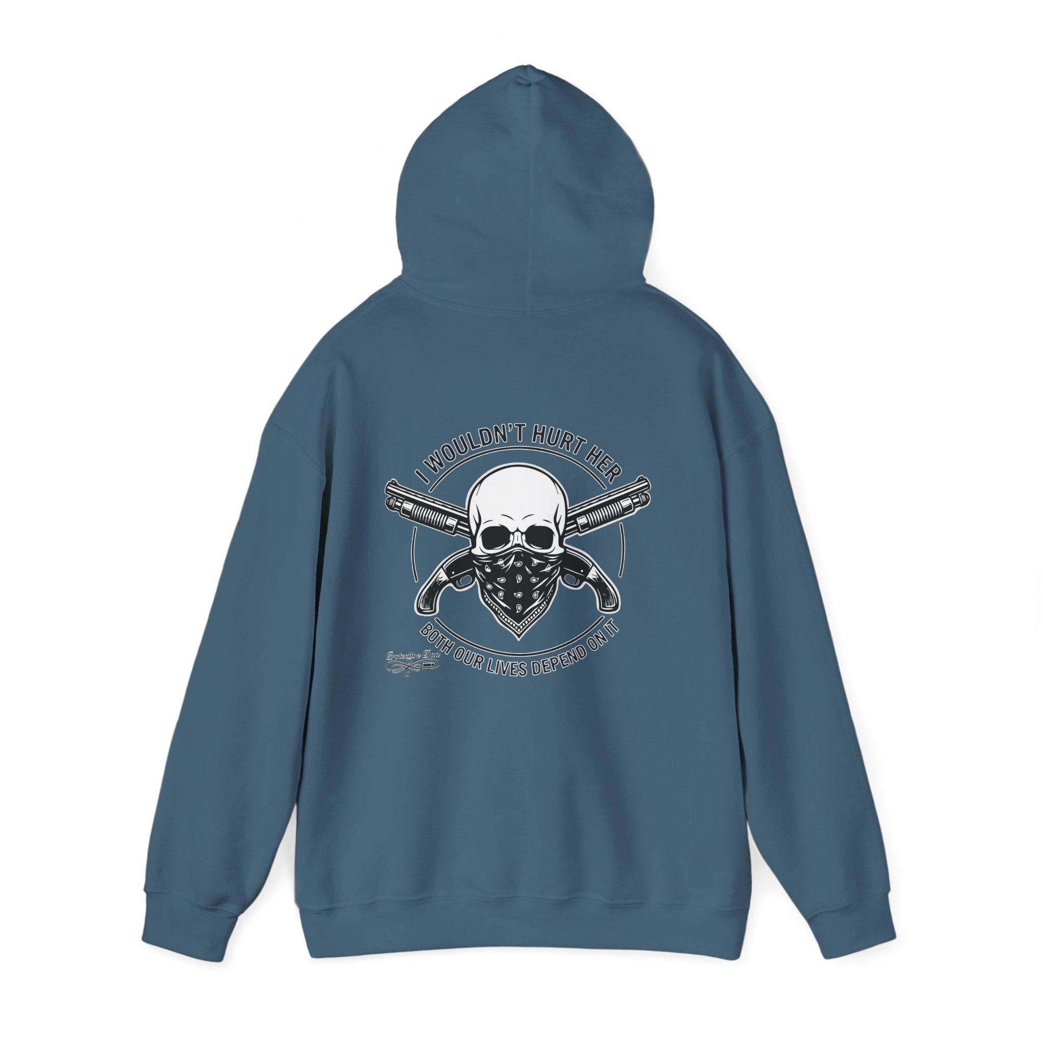 Protective Dad Sawed Off Shotguns - Hoodie | Here’s Your Warning