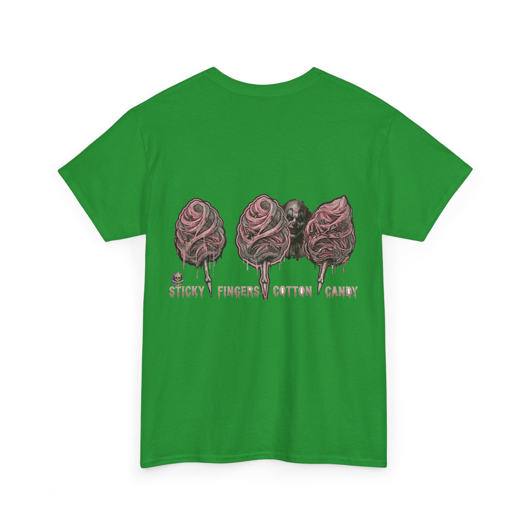Cotton Candy Skullcream T Shirt — 'Sticky Fingers' Graphic T-Shirt