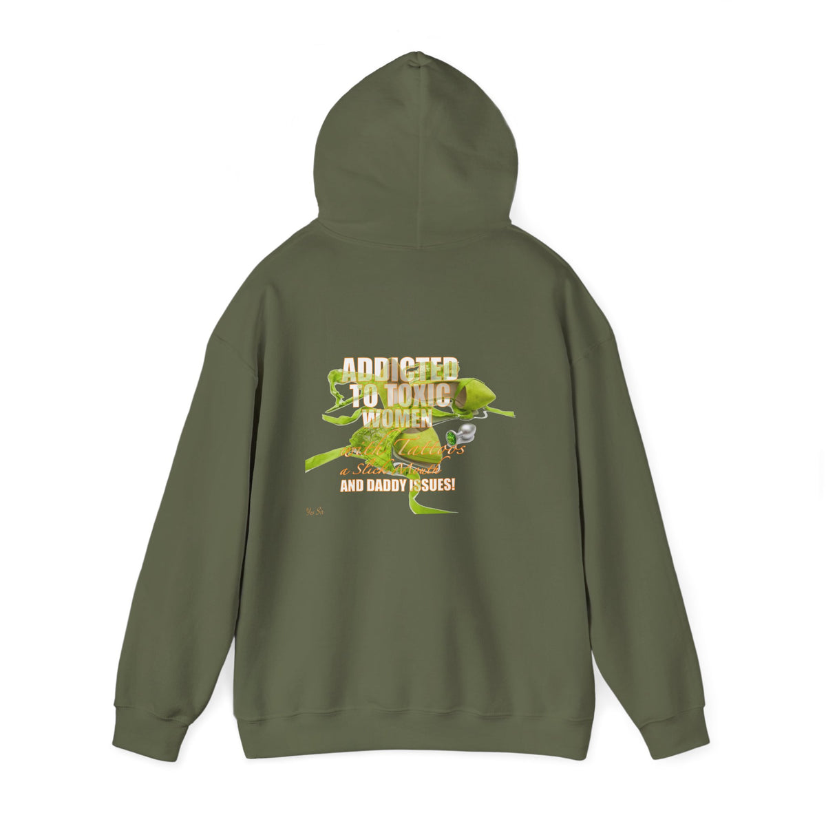 Addicted | Yes Sir Hoodie | Recovering Addict Graphic Hoodie