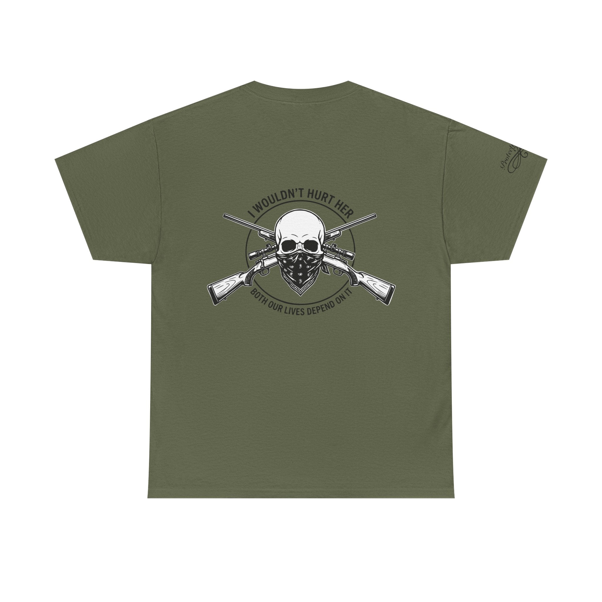 Protective Dad Rifles T-Shirt | Here’s Your Warning