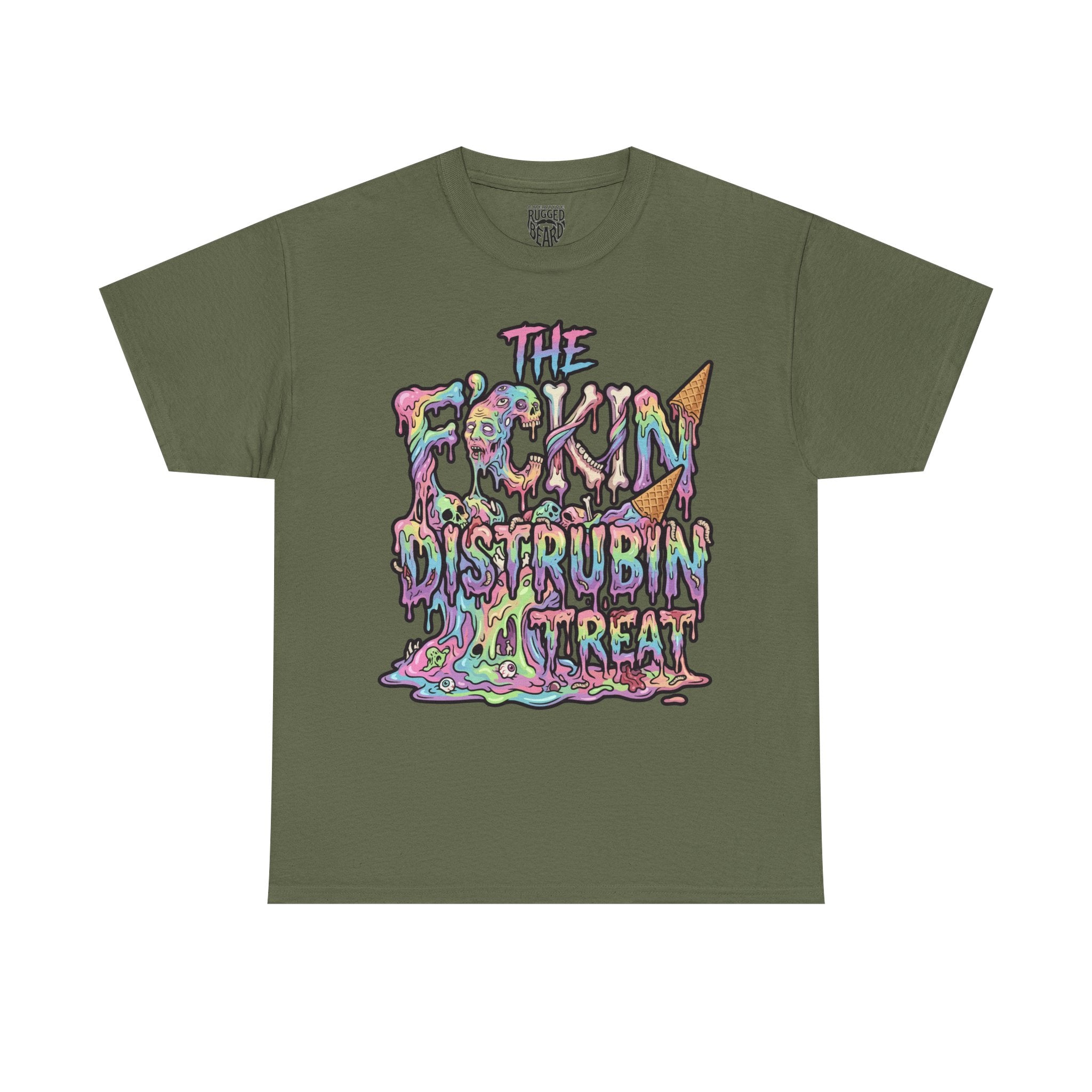 Skullcream-Ooh-Fudge Cream T-Shirt | Colorful Drip Graphic Tee