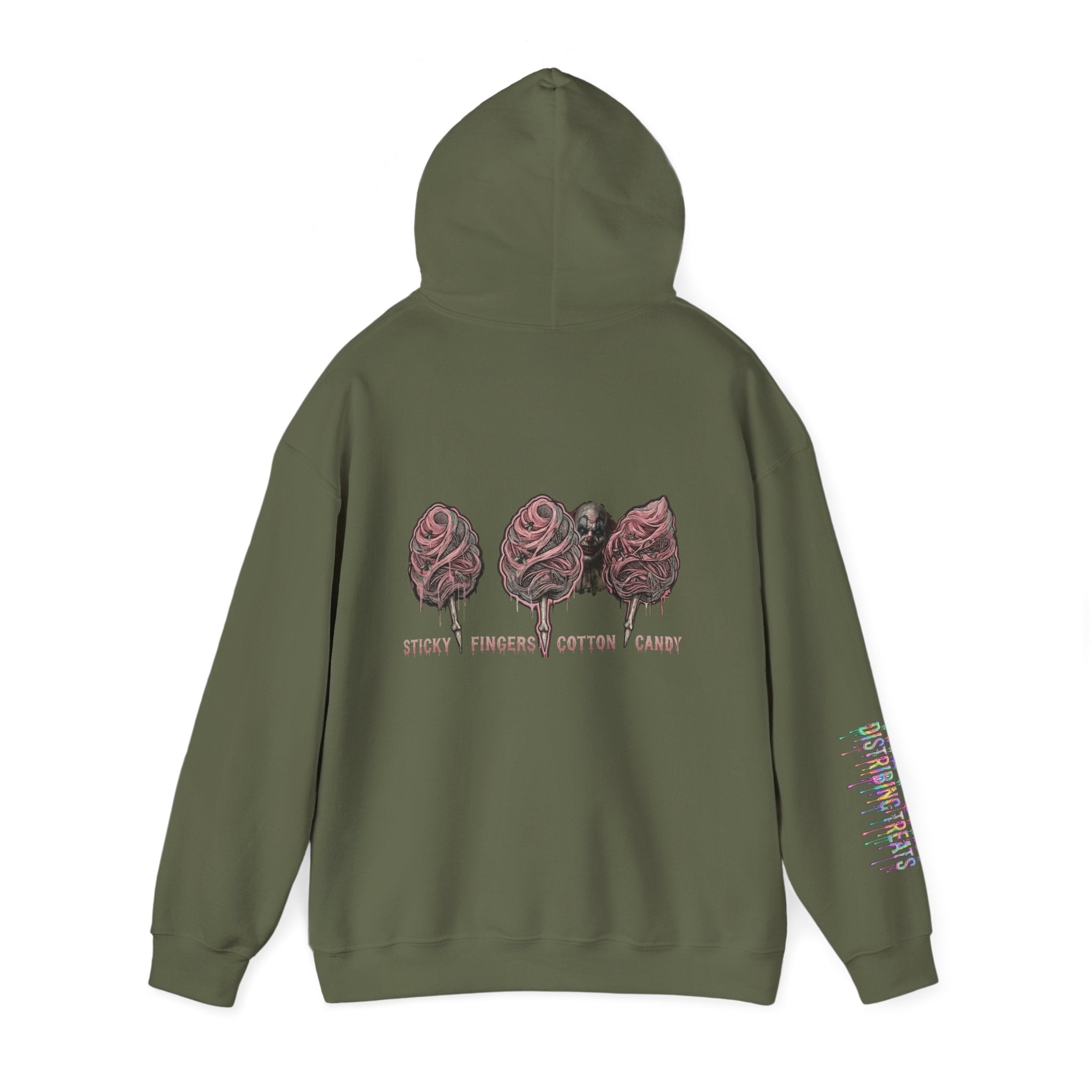 Cotton Candy Skullcream Hoodie — Sticky Fingers Band Graphic Pullover