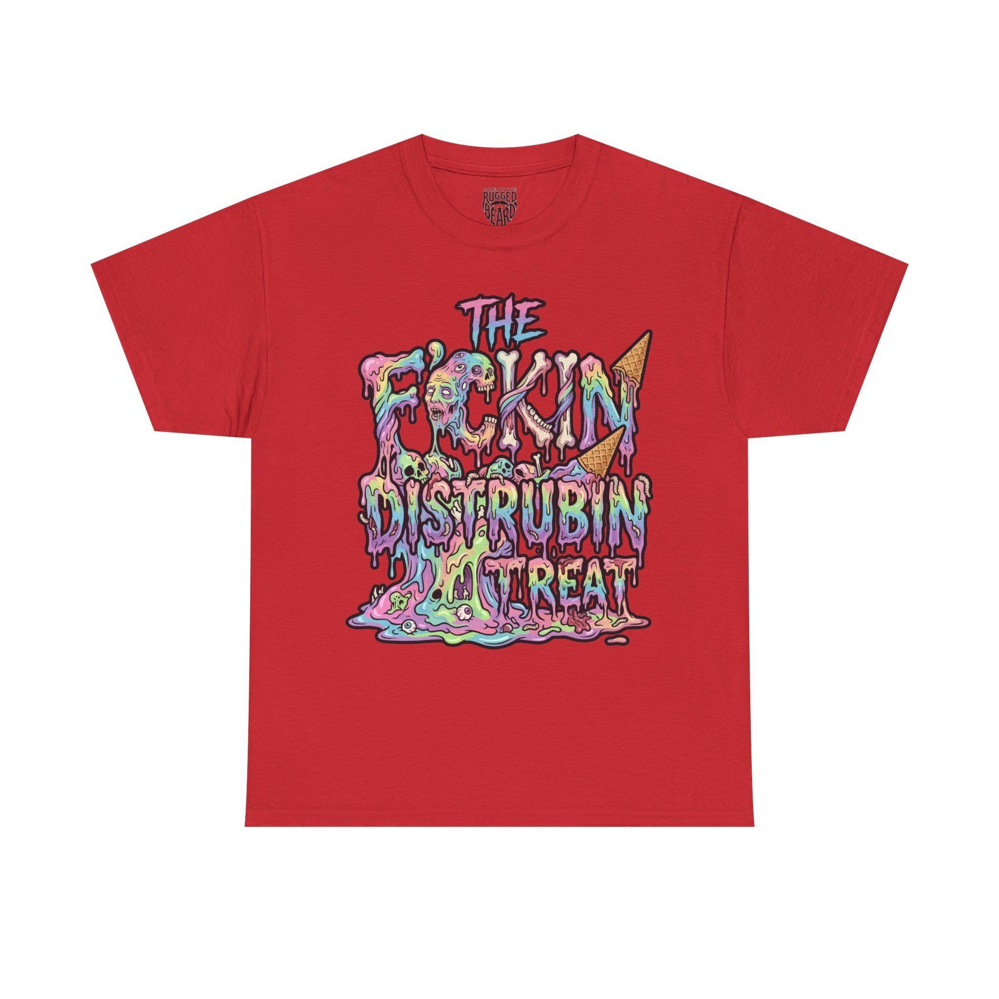 Skullcream-Ooh-Fudge Cream T-Shirt | Colorful Drip Graphic Tee
