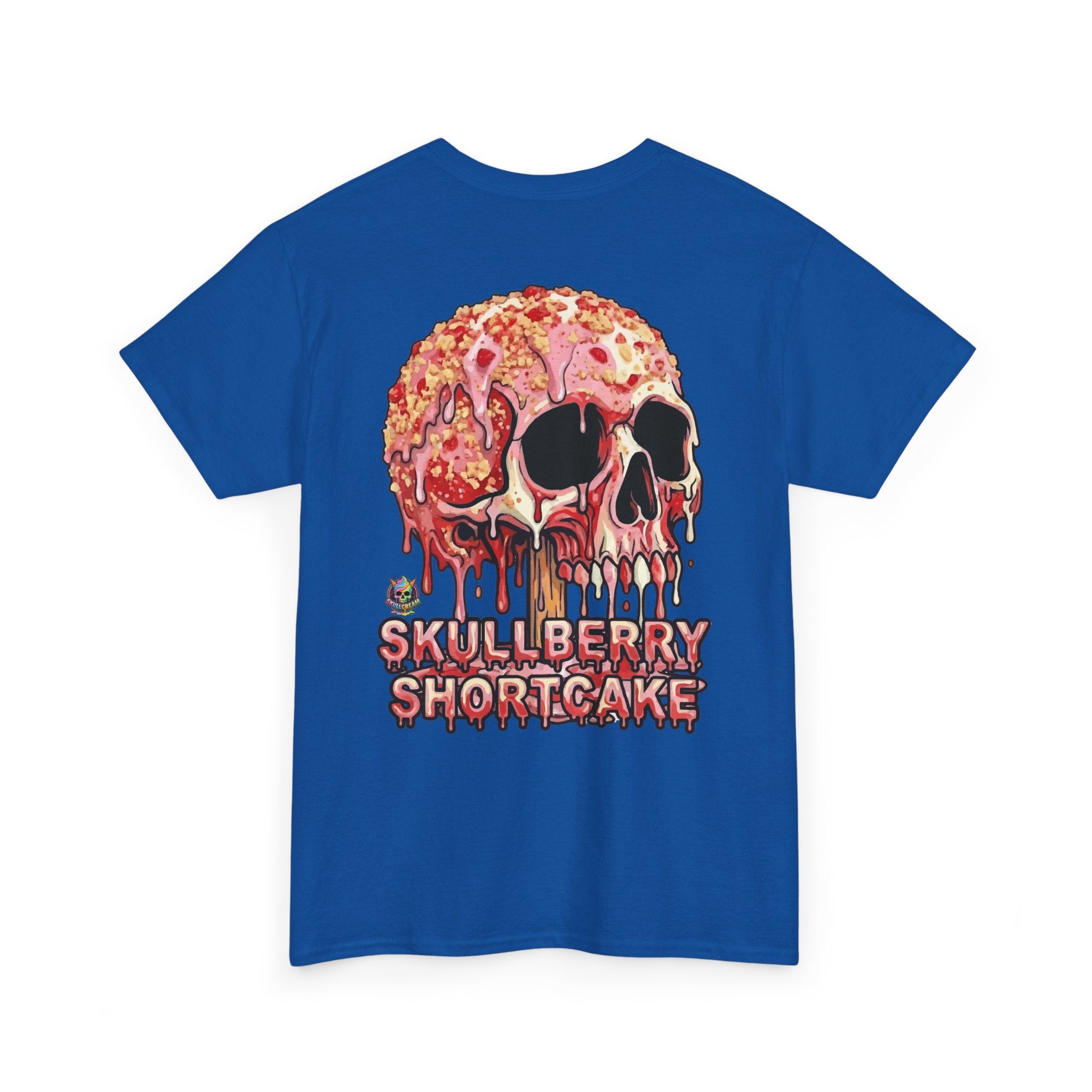 Skullcream-Skullberry Shortcake T-Shirt | Colorful Drip Graphic Tee