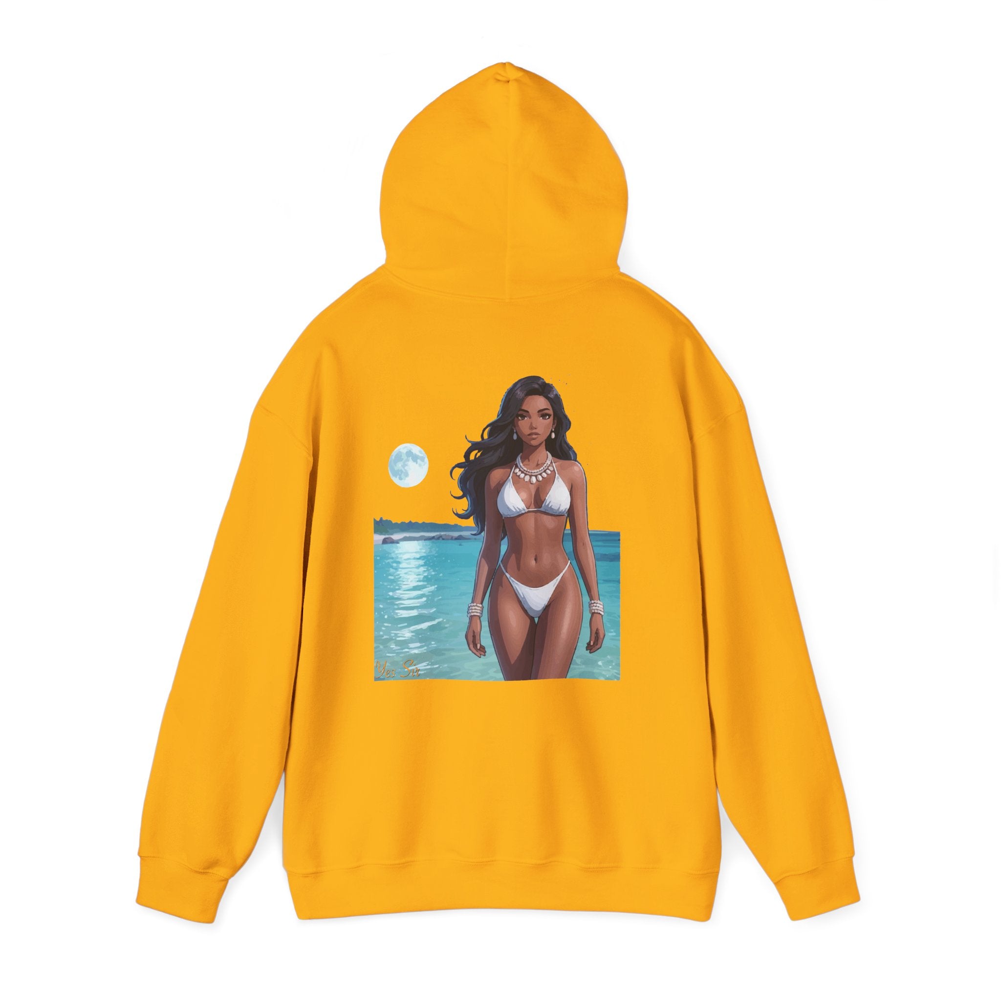 Under the Moon Light Yes Sir Hoodie | Parental Advisory  for the Bearded