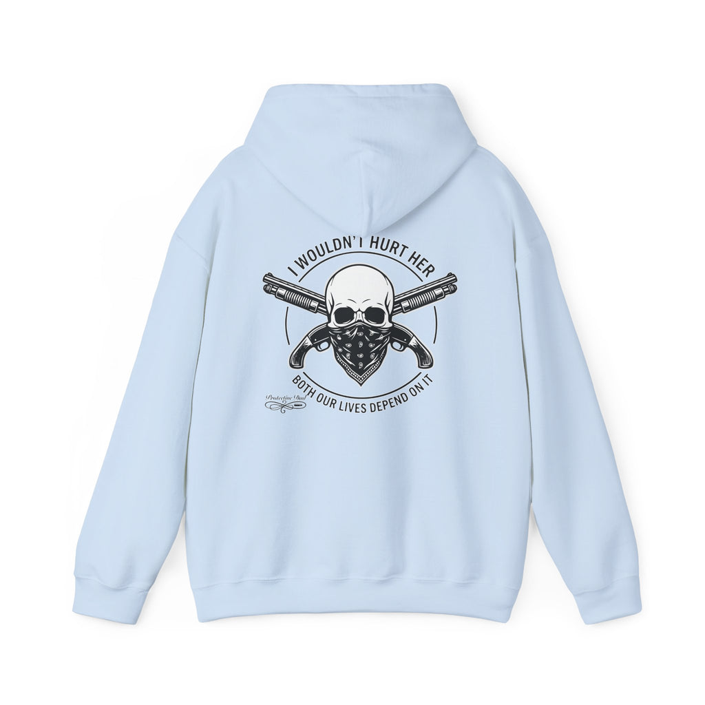 Protective Dad Sawed Off Shotguns - Hoodie | Here’s Your Warning