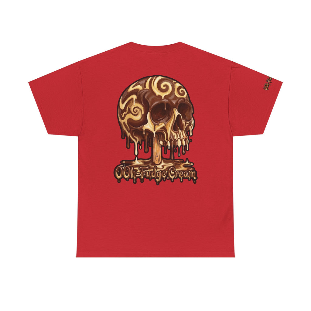 Skullcream-Ooh-Fudge Cream T-Shirt | Colorful Drip Graphic Tee