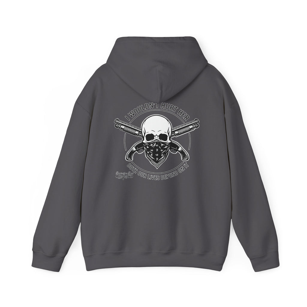 Protective Dad Sawed Off Shotguns - Hoodie | Here’s Your Warning