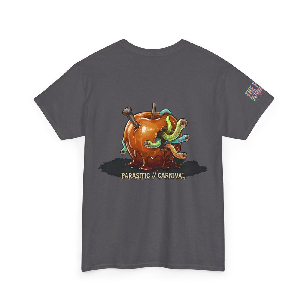 Skullcream Carnival Caramel Apple - Spooky Candy Apple Graphic T-Shirt