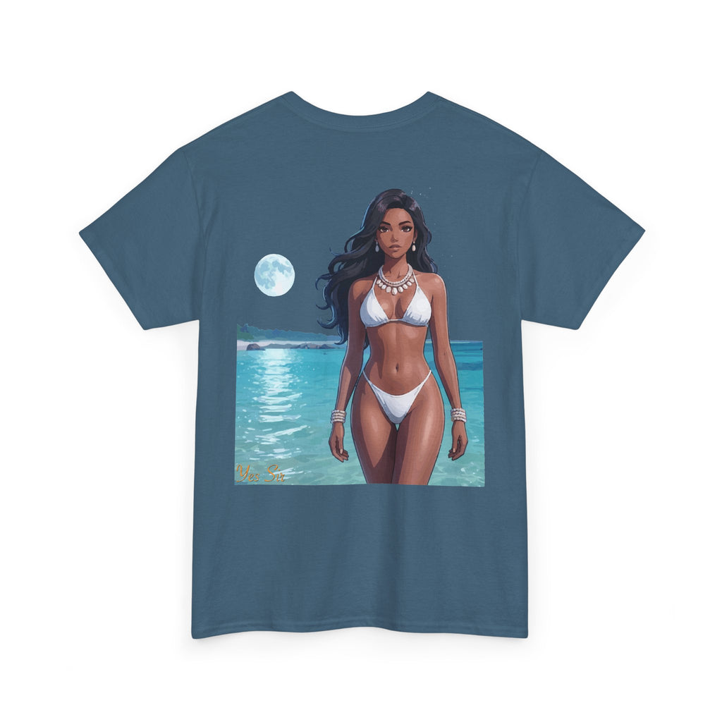 Under the Moon Light Yes Sir T-Shirt | Parental Advisory  for the Bearded