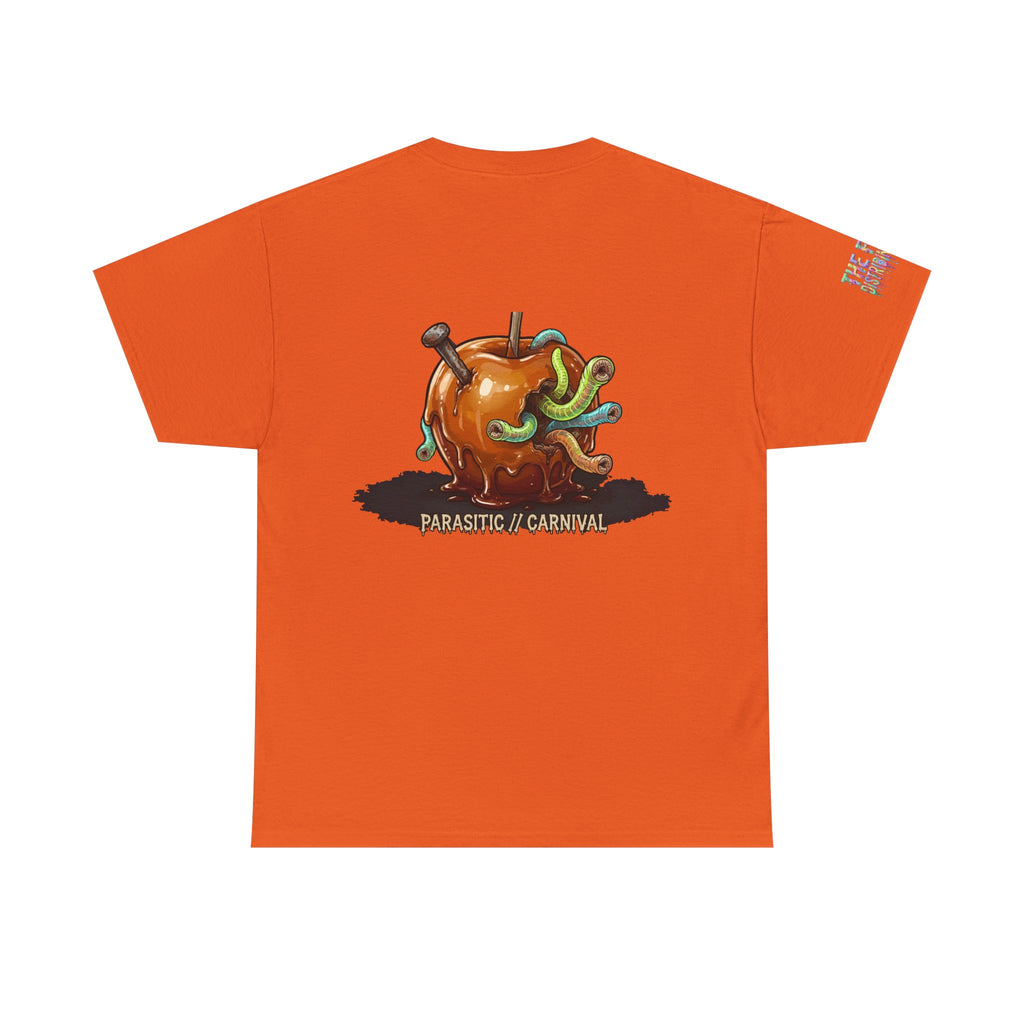 Skullcream Carnival Caramel Apple - Spooky Candy Apple Graphic T-Shirt