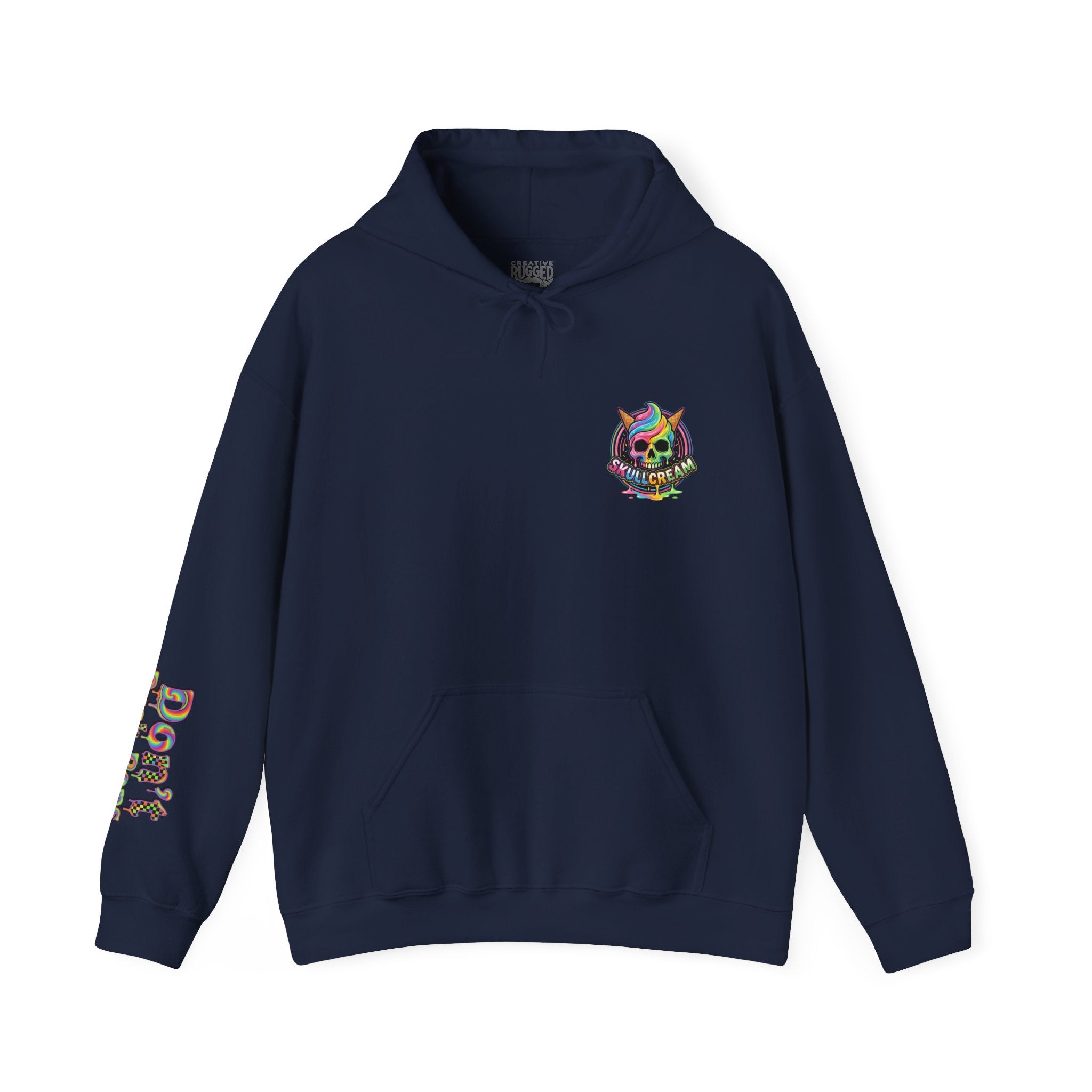 Skullcream-Don’t Push-Pops Hoodie | Dripping Skull Graphic