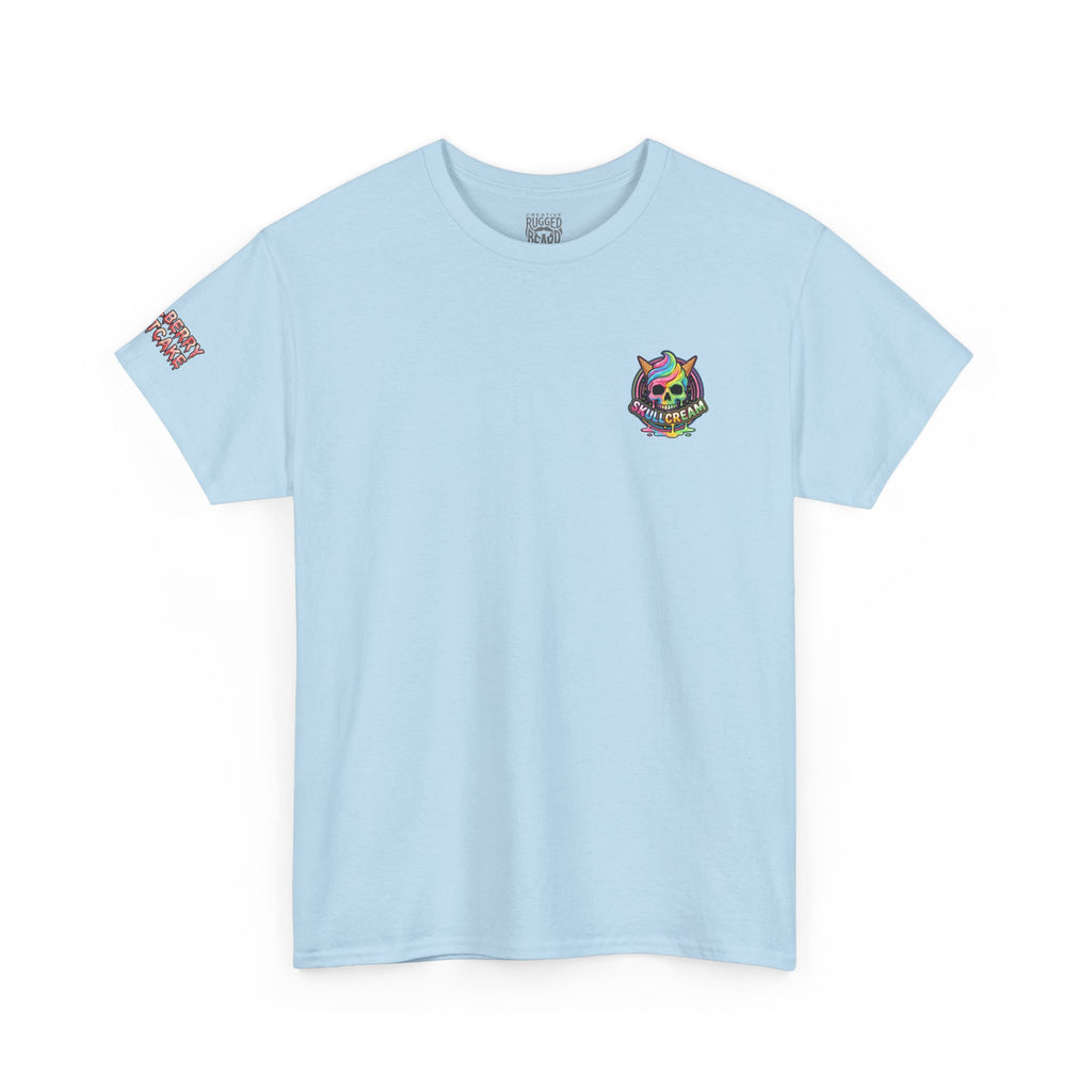 Skullcream-Skullberry Shortcake T-Shirt | Colorful Drip Graphic Tee