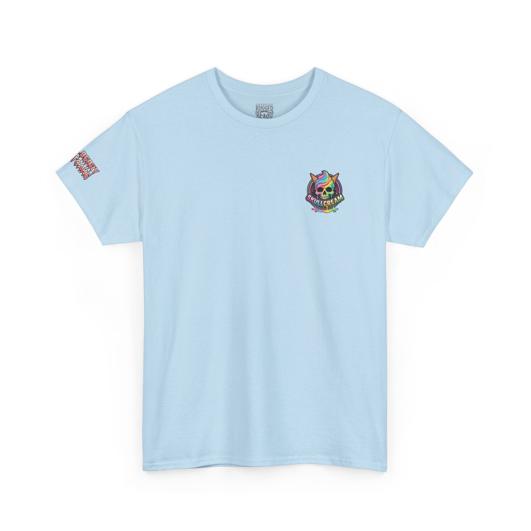 Skullcream-Skullberry Shortcake T-Shirt | Colorful Drip Graphic Tee