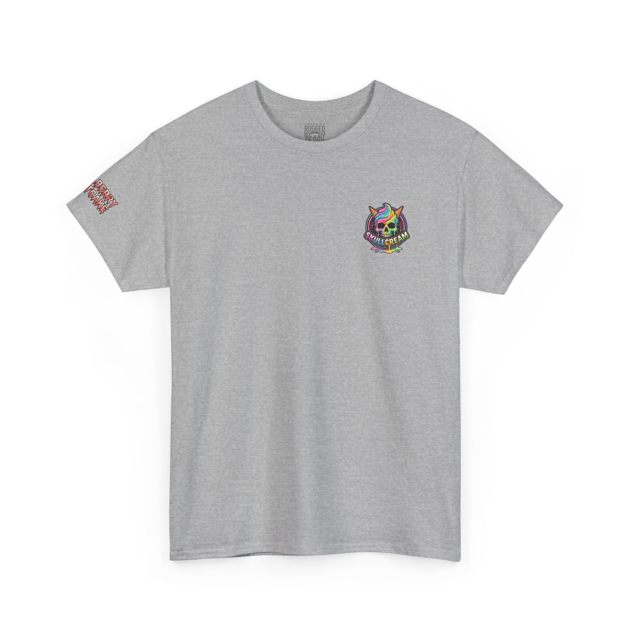 Skullcream-Skullberry Shortcake T-Shirt | Colorful Drip Graphic Tee