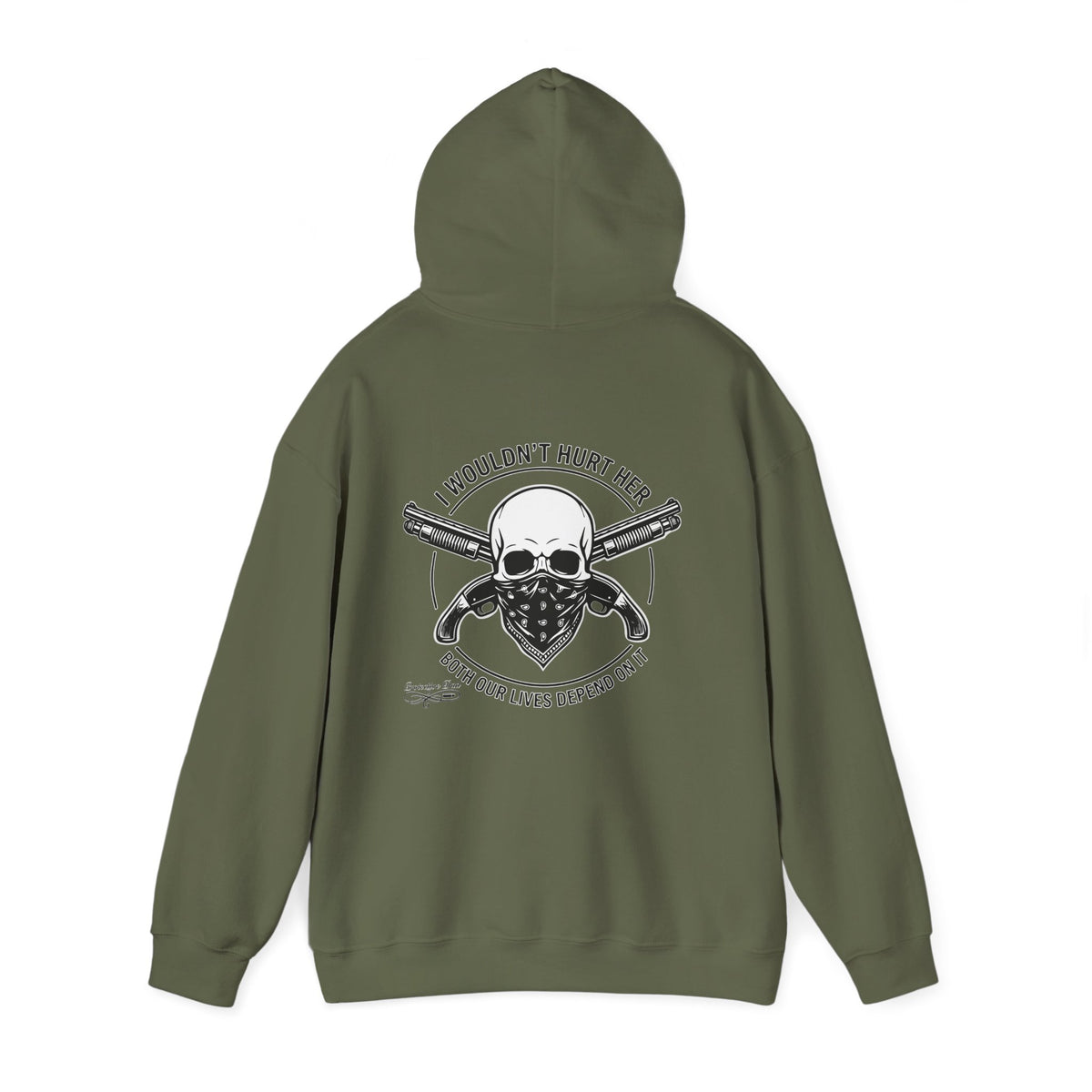 Protective Dad Sawed Off Shotguns - Hoodie | Here’s Your Warning