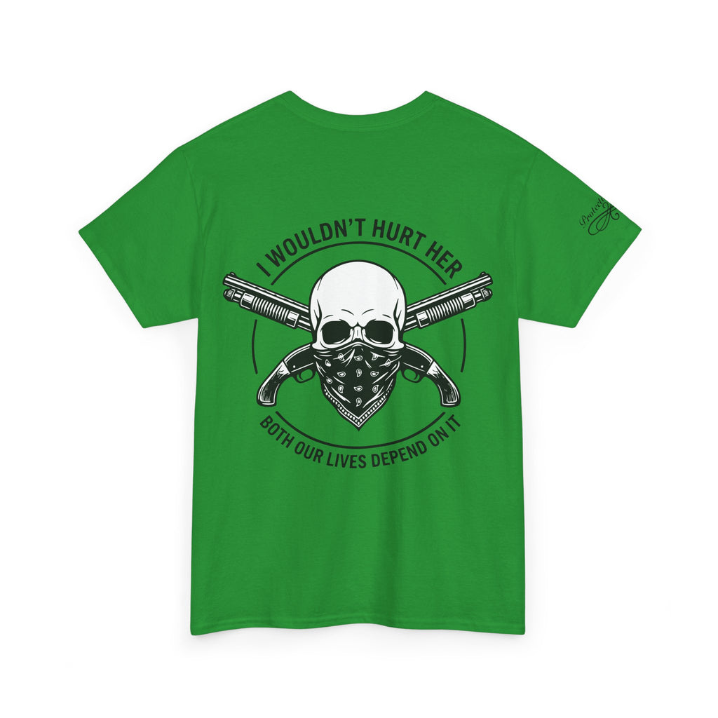 Protective Dad-Assault Rifle T-Shirt | Here’s Your Warning