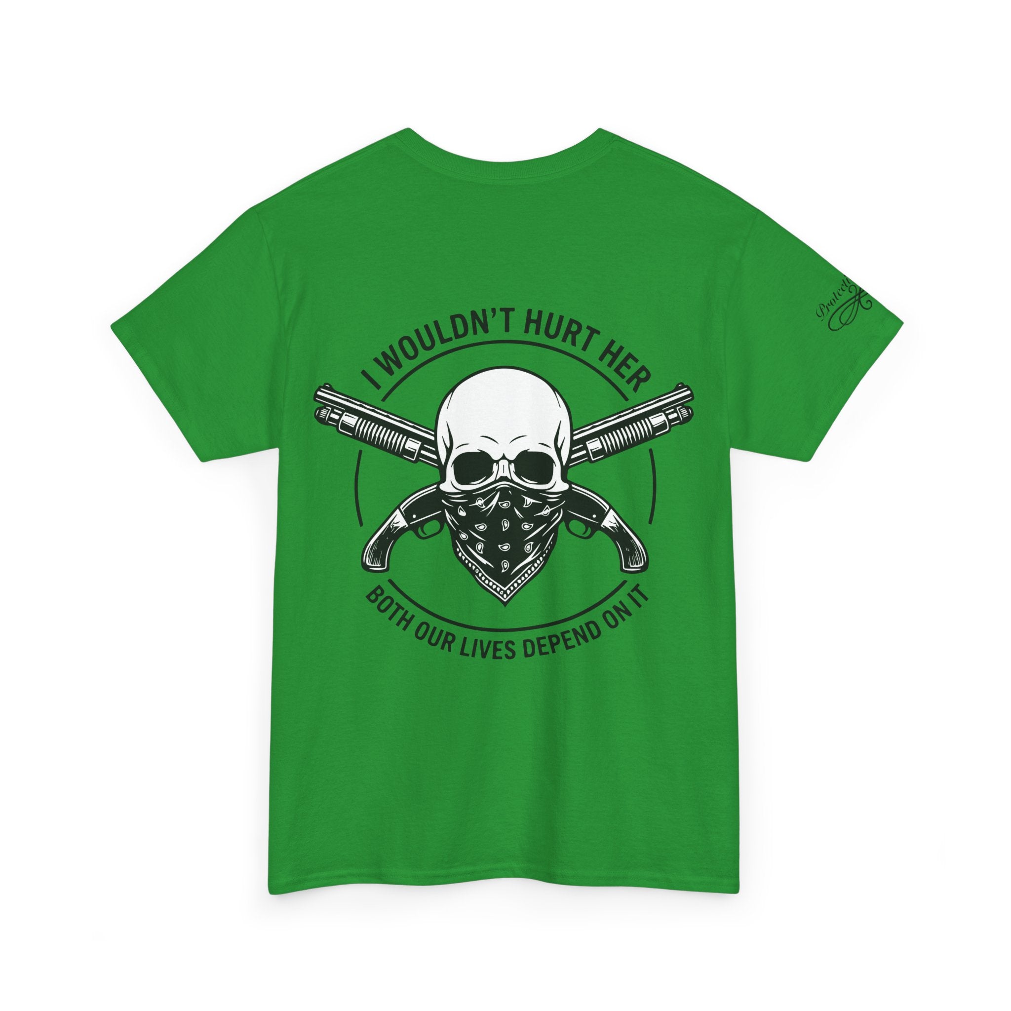 Protective Dad-Assault Rifle T-Shirt | Here’s Your Warning