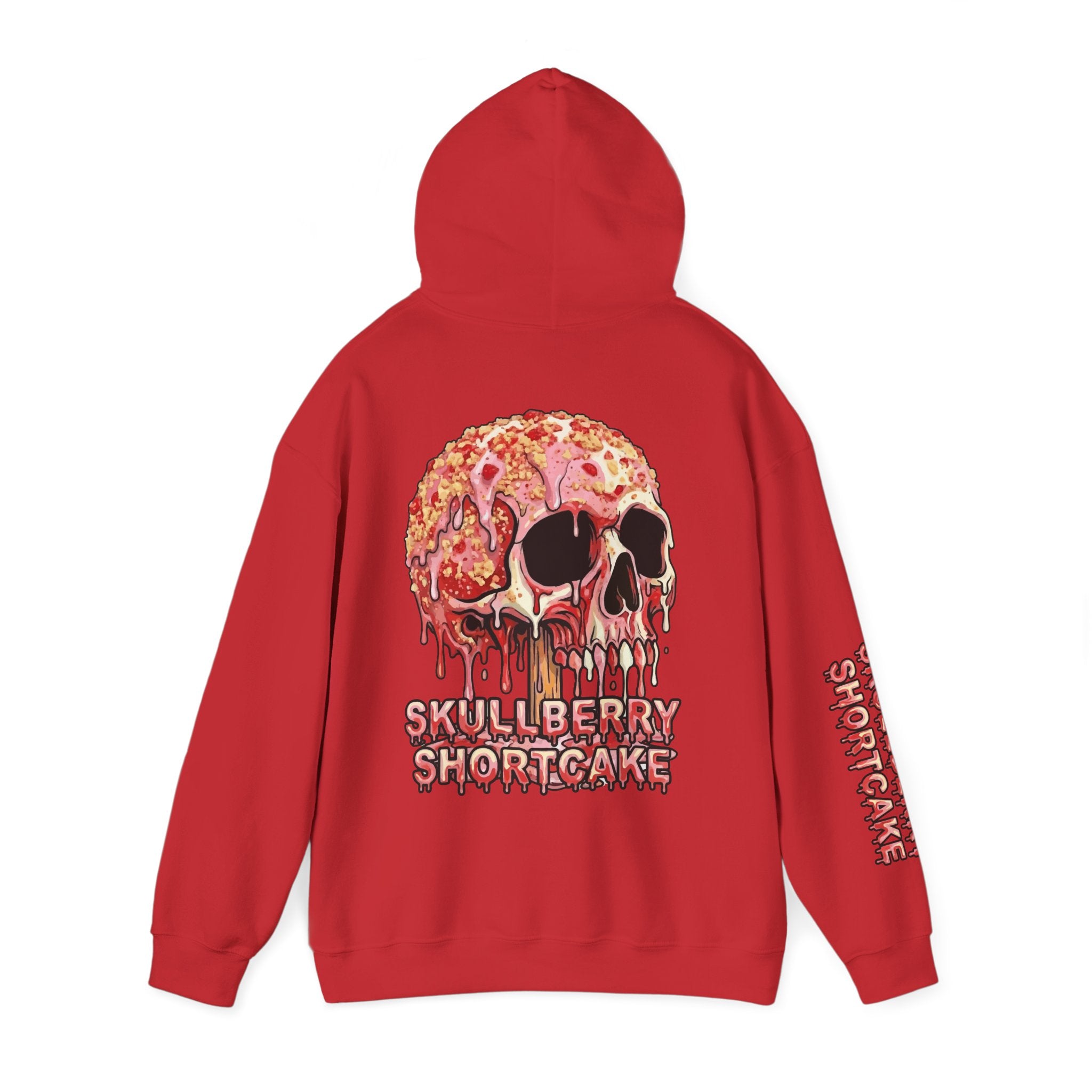 Skullcream-Skullberry Shortcake Hoodie | Dripping Skull Graphic