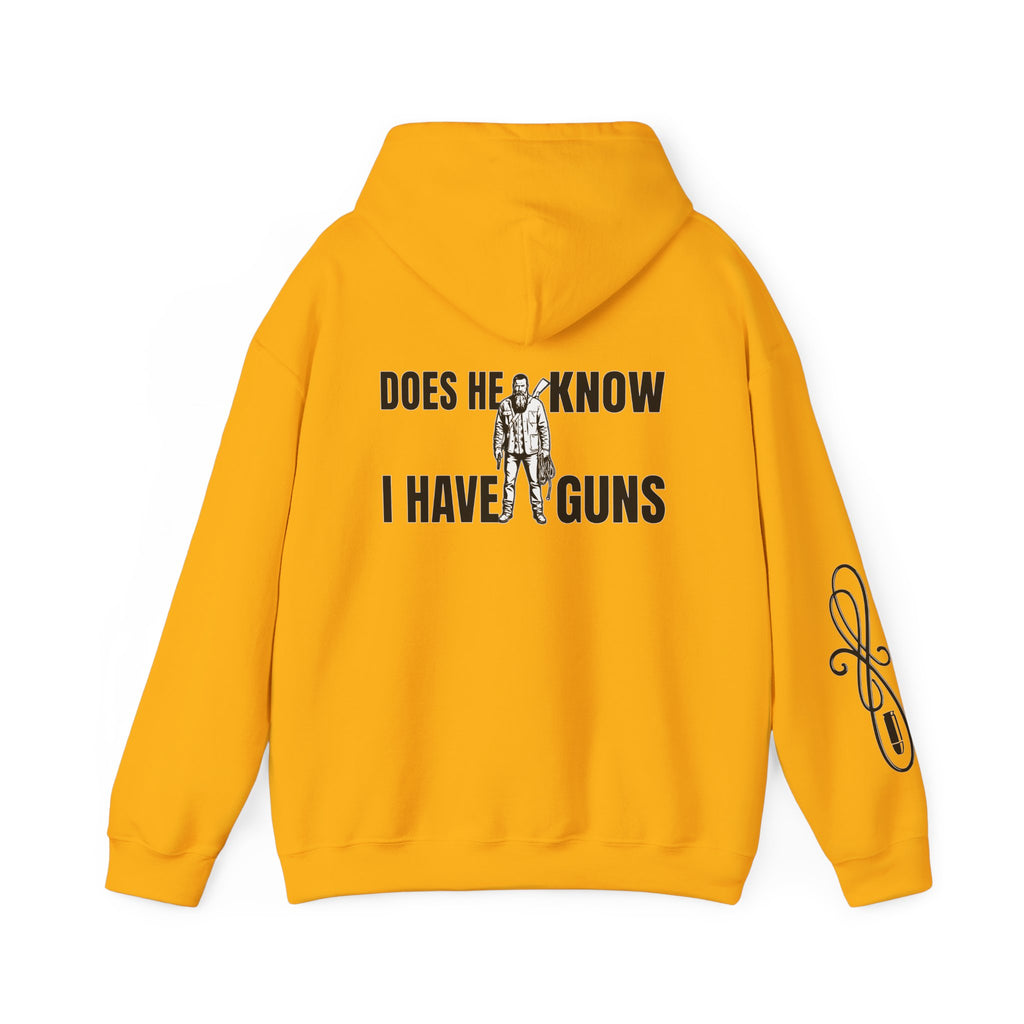 Protective Dad Does He Know Hoodie | Here’s Your Warning