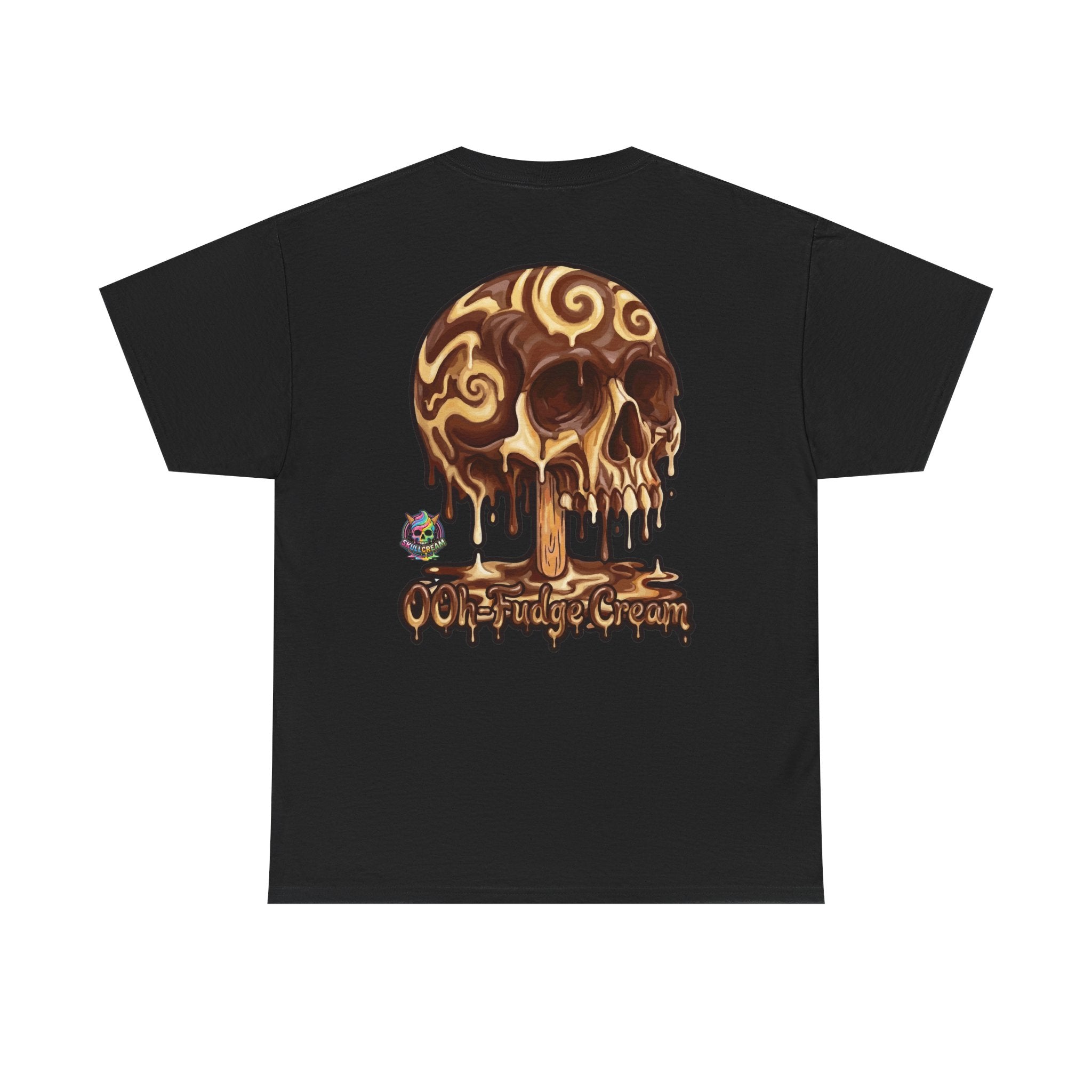 Skullcream-Ooh-Fudge Cream T-Shirt | Colorful Drip Graphic Tee