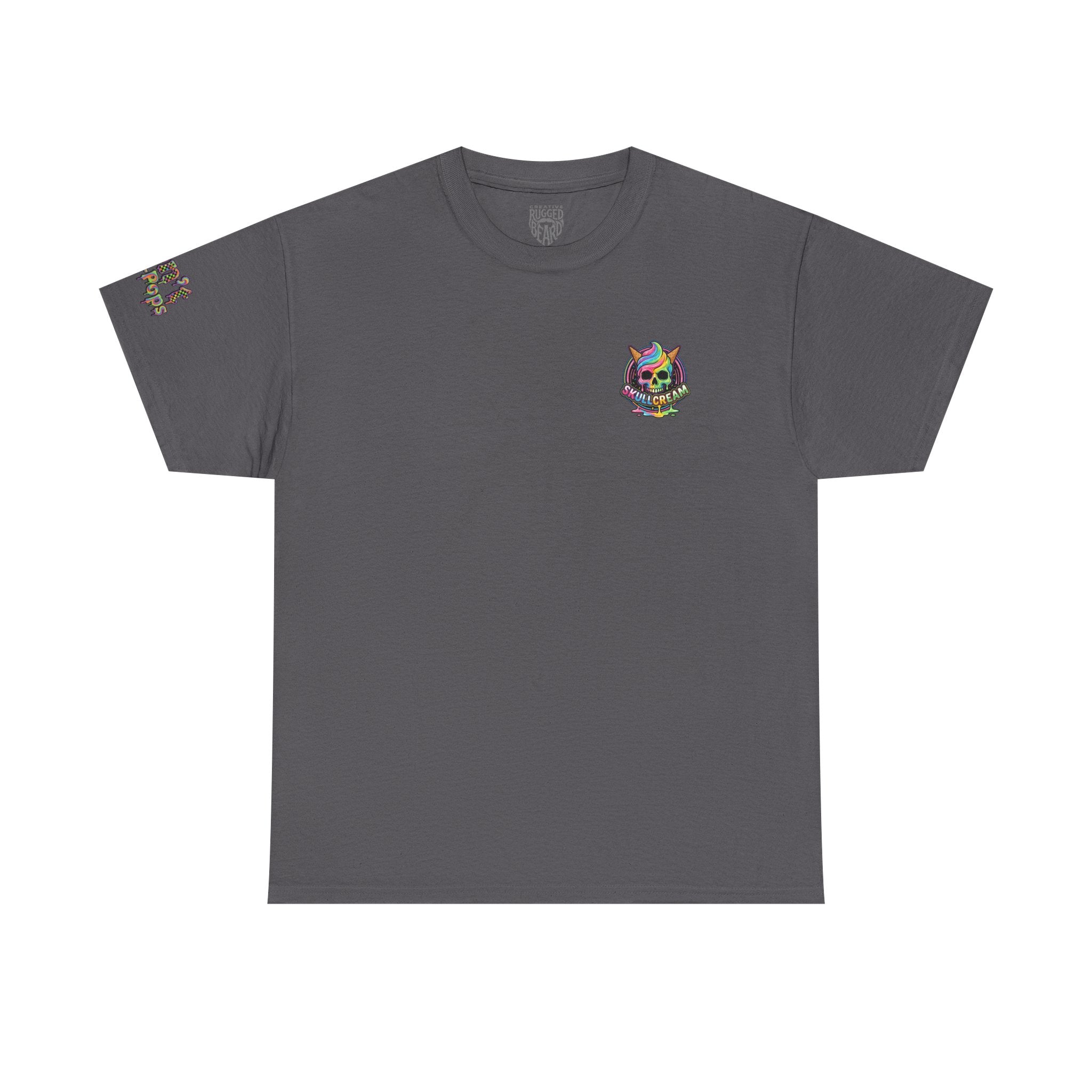 Skullcream-Don’t Push-Pops T-Shirt | Colorful Drip Graphic Tee