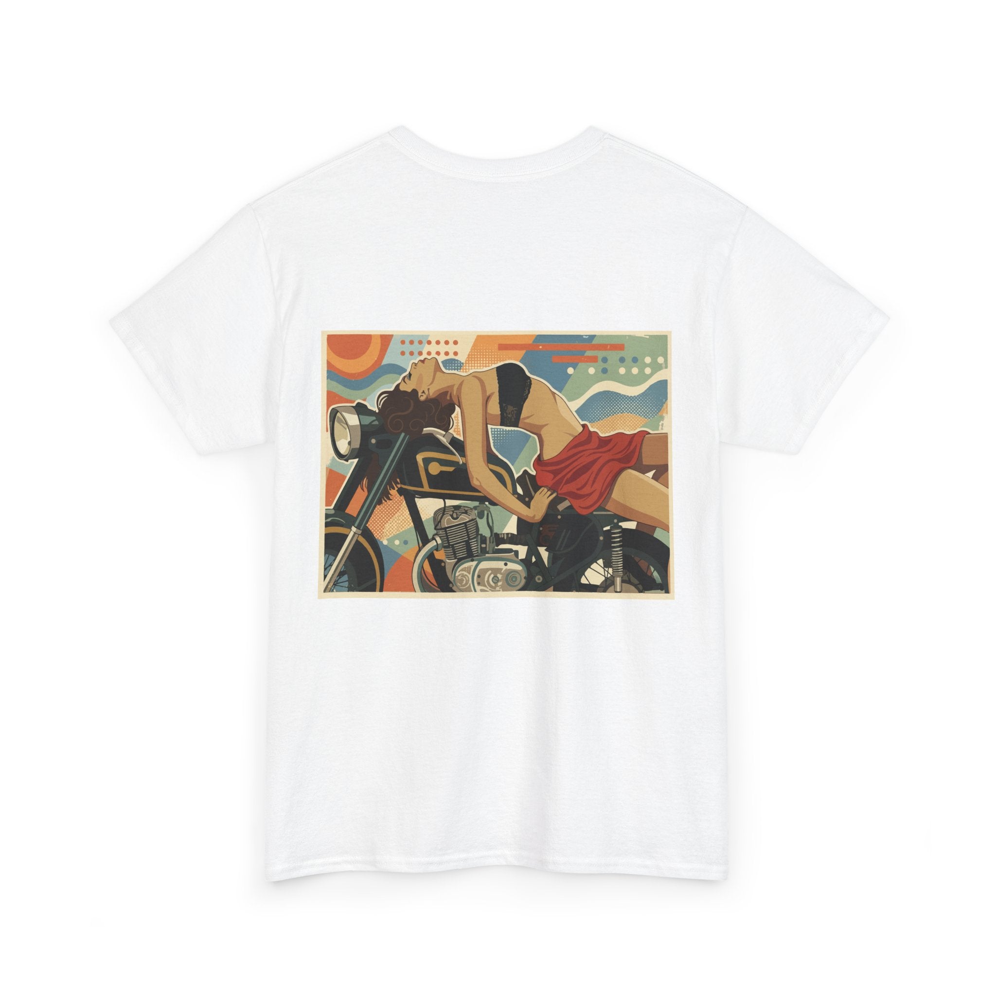 Yes Sir-Pin Up Biker T-Shirt | Parental Advisory  for the Bearded