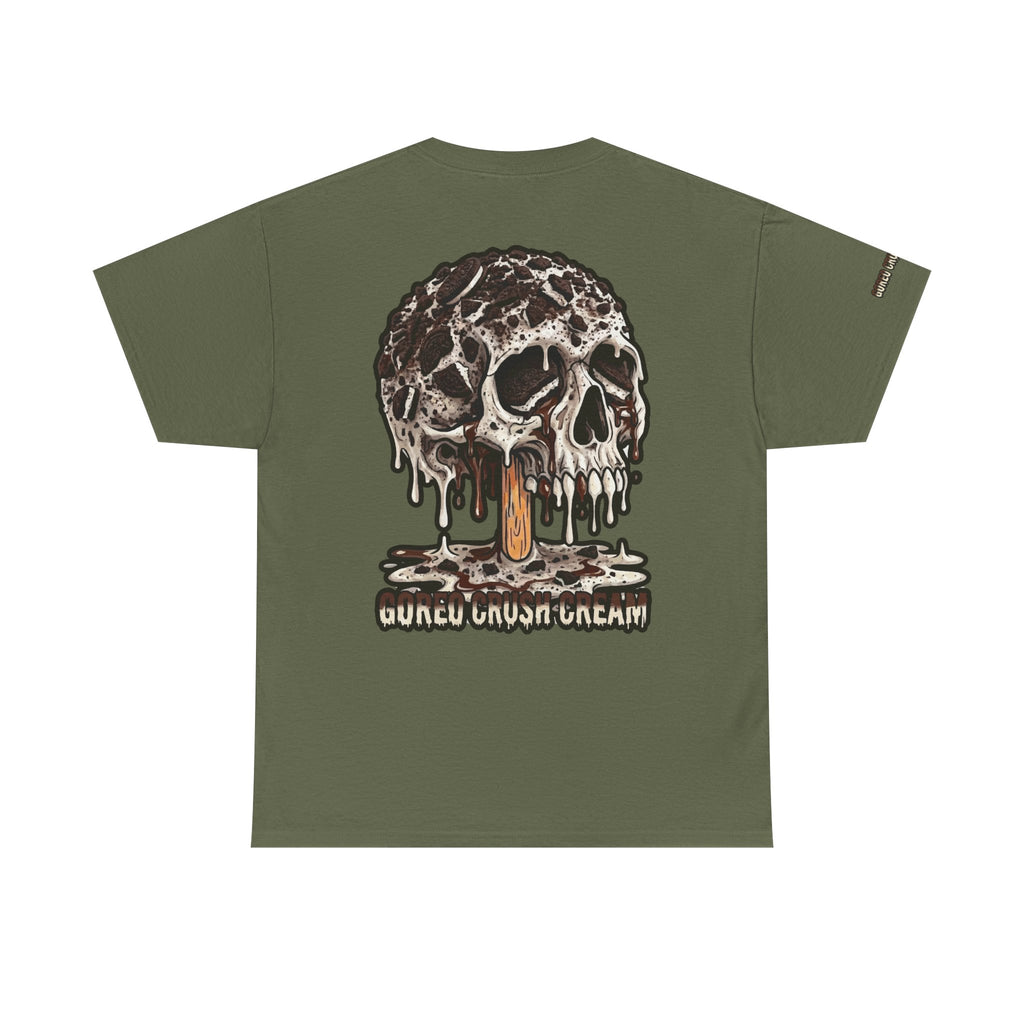 Skullcream-Goreo Crush Cream T-Shirt | Colorful Drip Graphic Tee