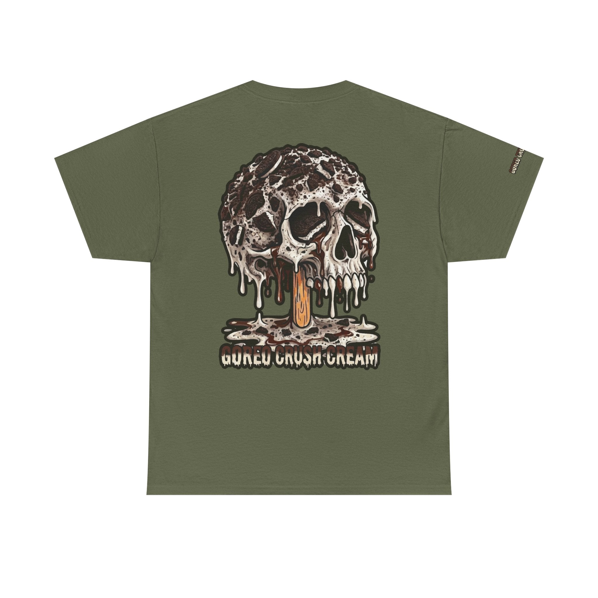 Skullcream-Goreo Crush Cream T-Shirt | Colorful Drip Graphic Tee