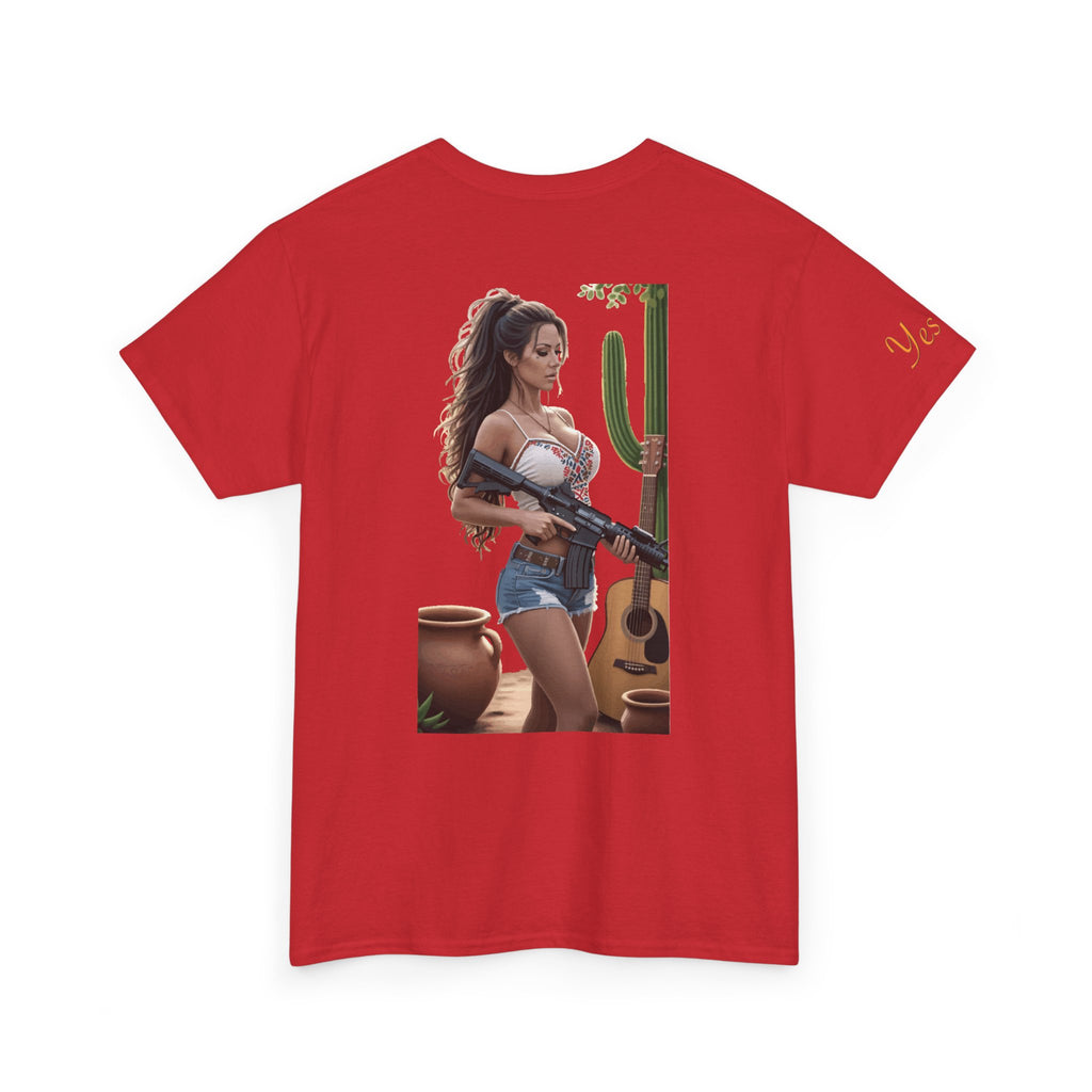 Nice Guitar-Yes Sir T-Shirt | Parental Advisory for the Bearded