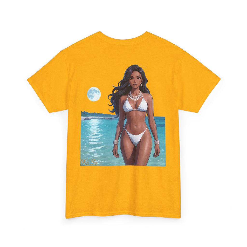 Under the Moon Light Yes Sir T-Shirt | Parental Advisory  for the Bearded