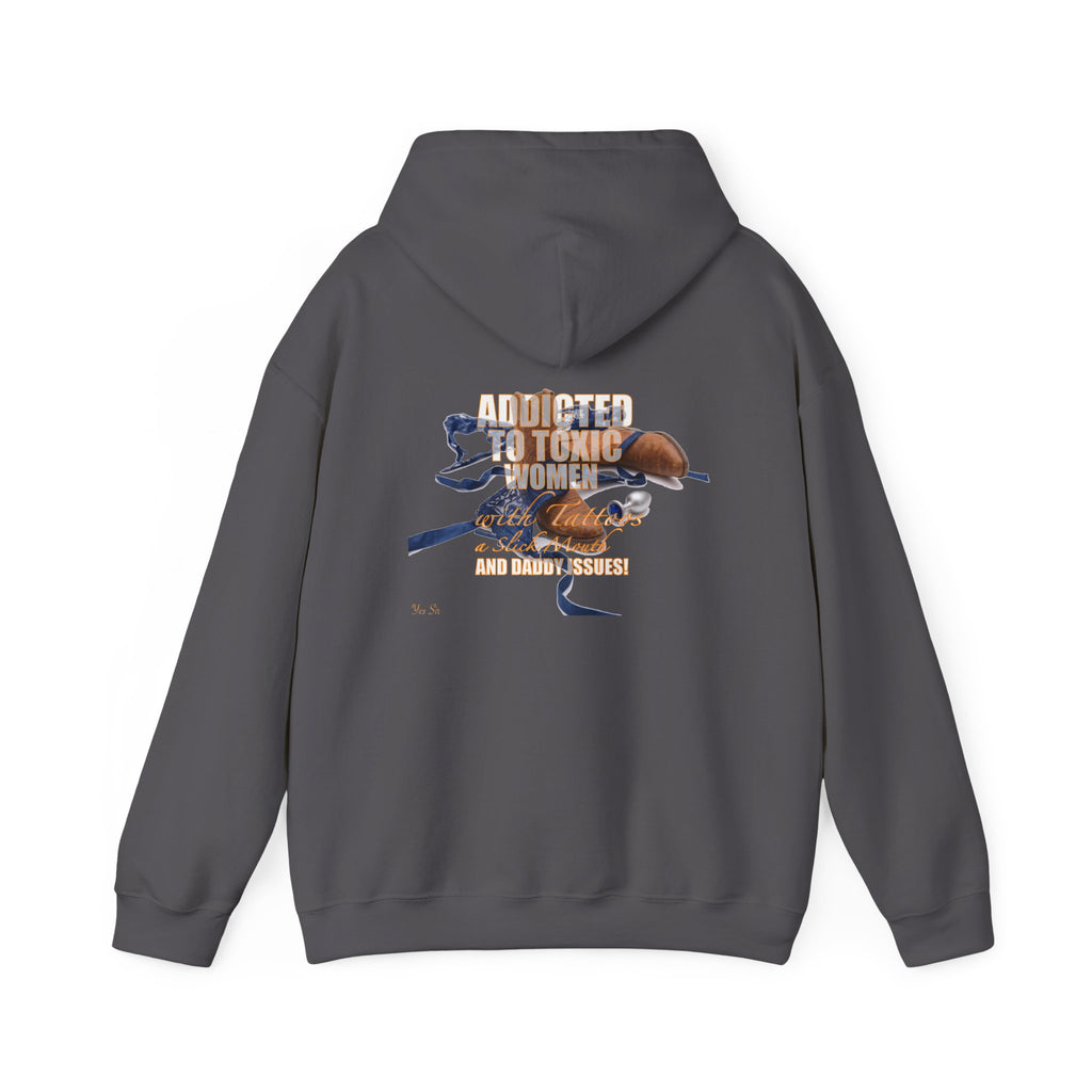 Addicted | Yes Sir Hoodie | Recovering Addict Graphic Hoodie
