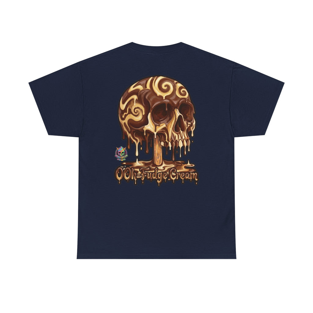 Skullcream-Ooh-Fudge Cream T-Shirt | Colorful Drip Graphic Tee