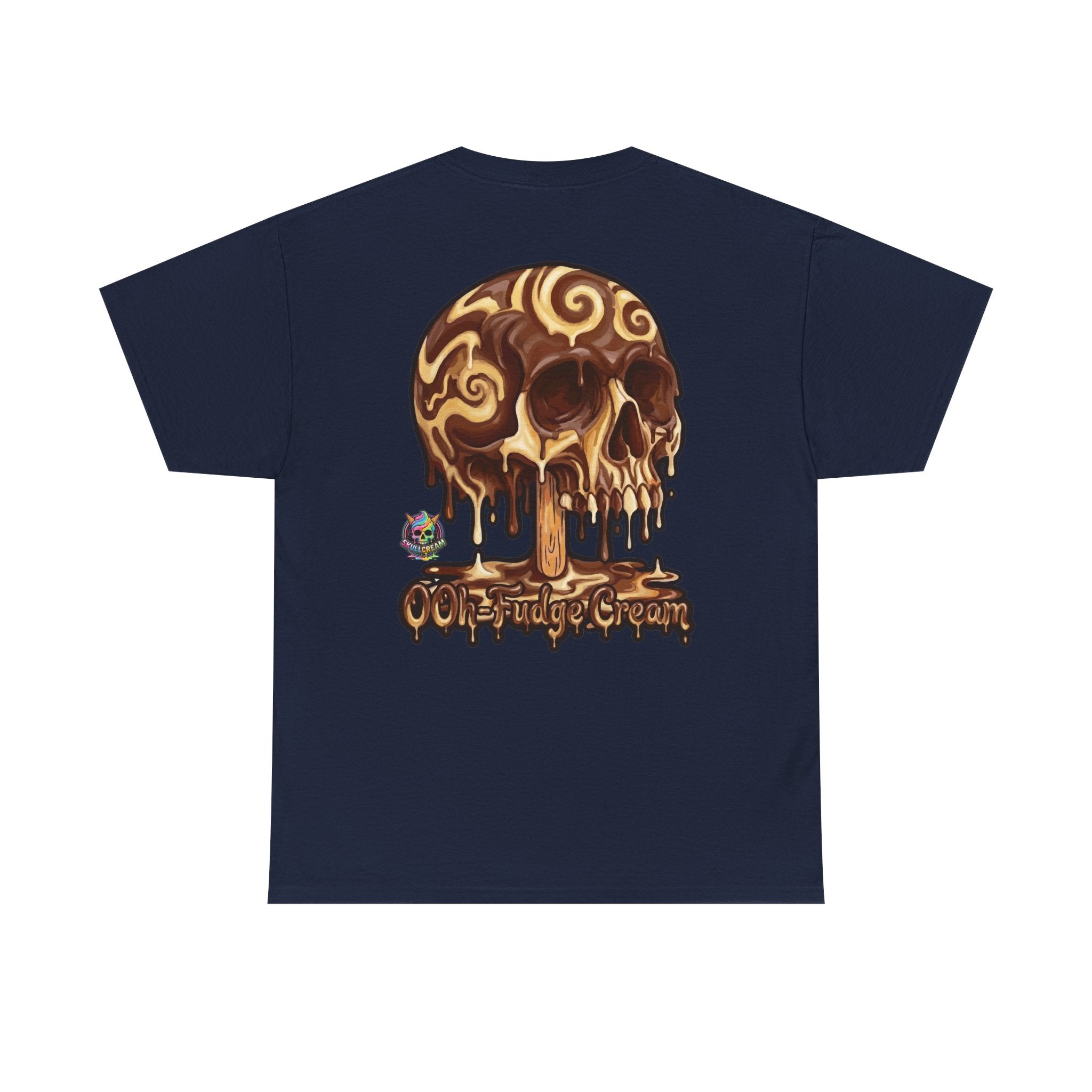Skullcream-Ooh-Fudge Cream T-Shirt | Colorful Drip Graphic Tee