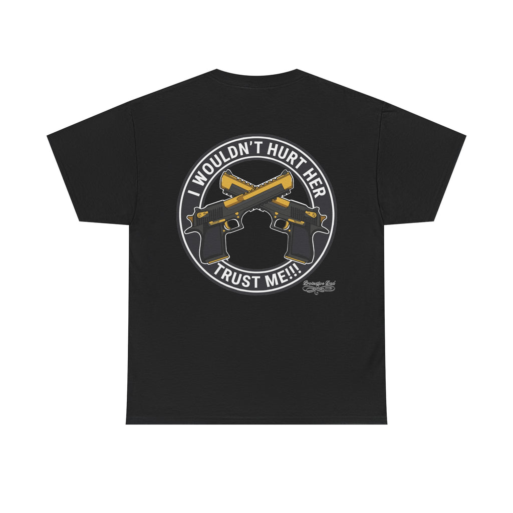 Protective Dad Pistols T-Shirt | Here’s Your Warning
