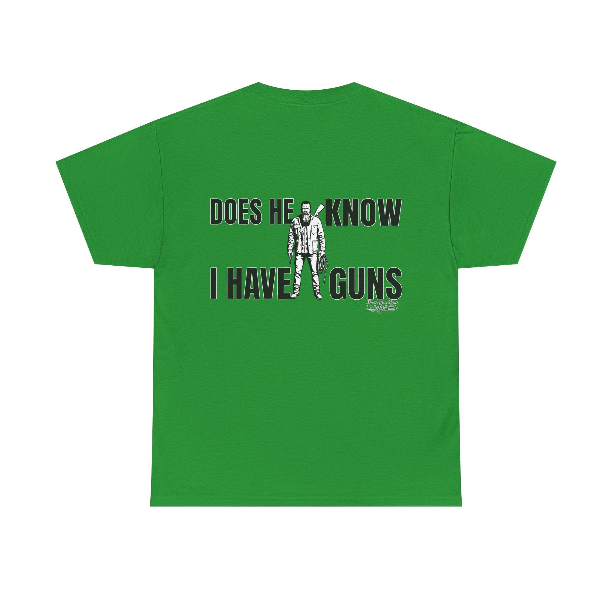 Protective Dad Does He Know T-Shirt| Here’s Your Warning