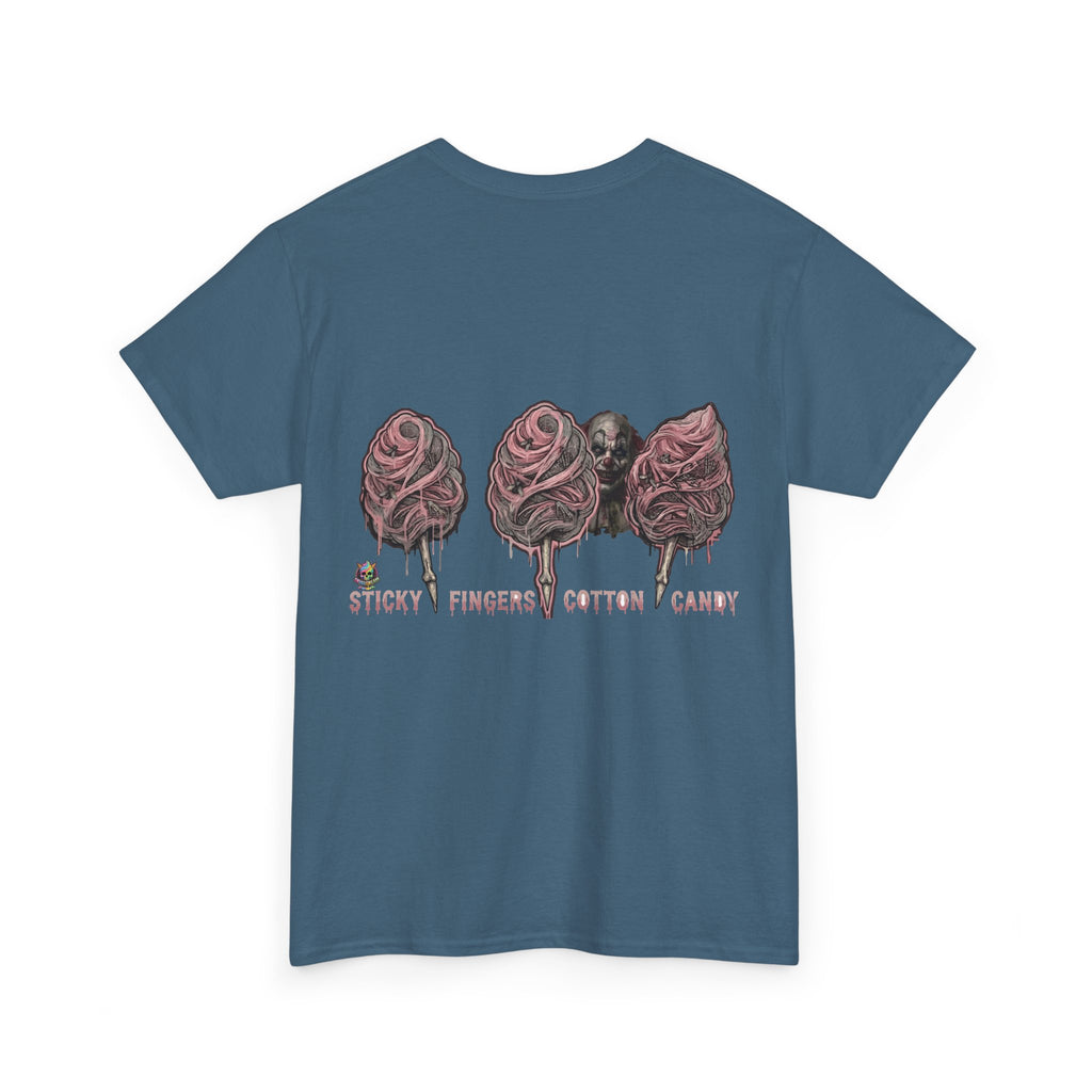 Cotton Candy Skullcream T Shirt — 'Sticky Fingers' Graphic T-Shirt